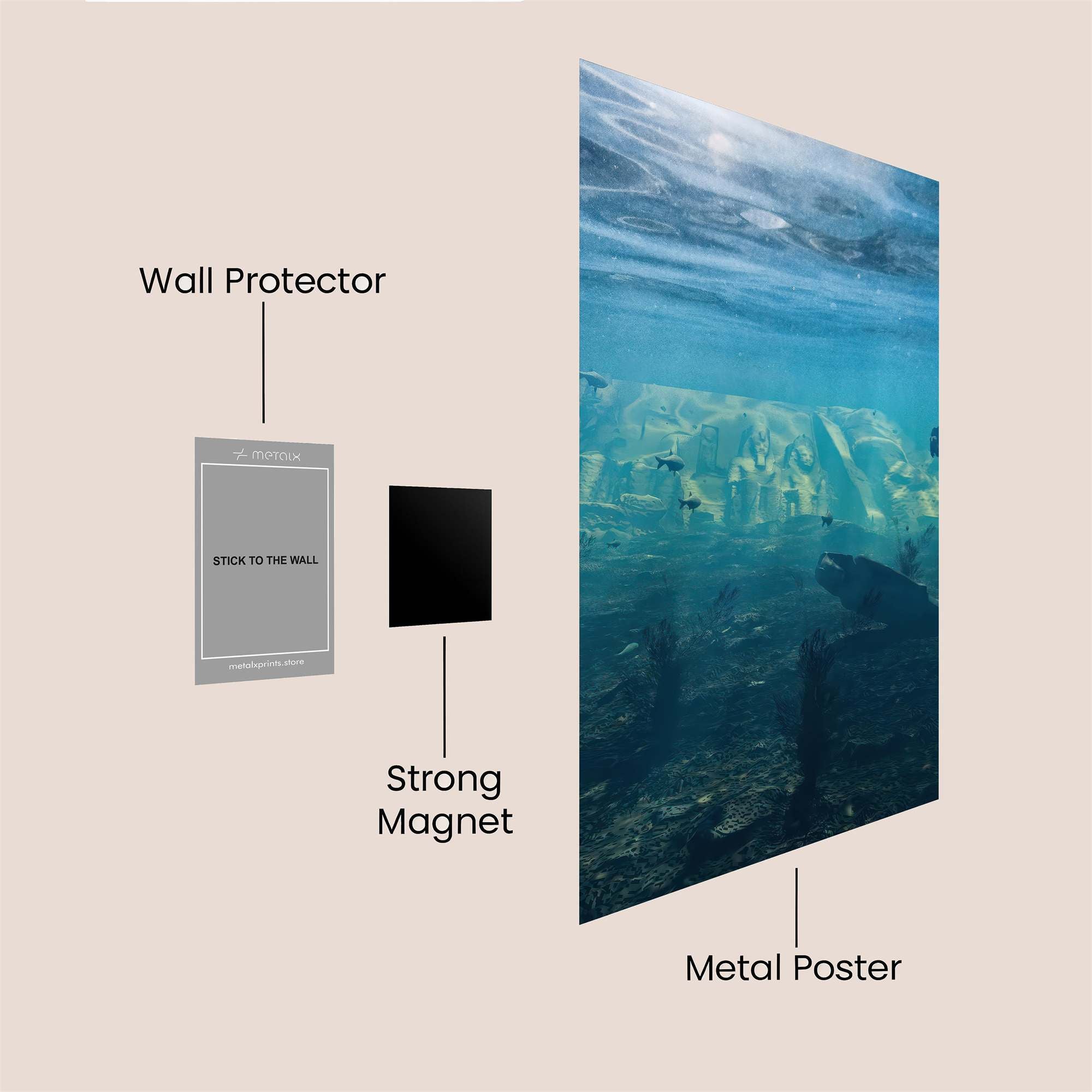 Ghostly Wreck Safe Wall Magnetic / M