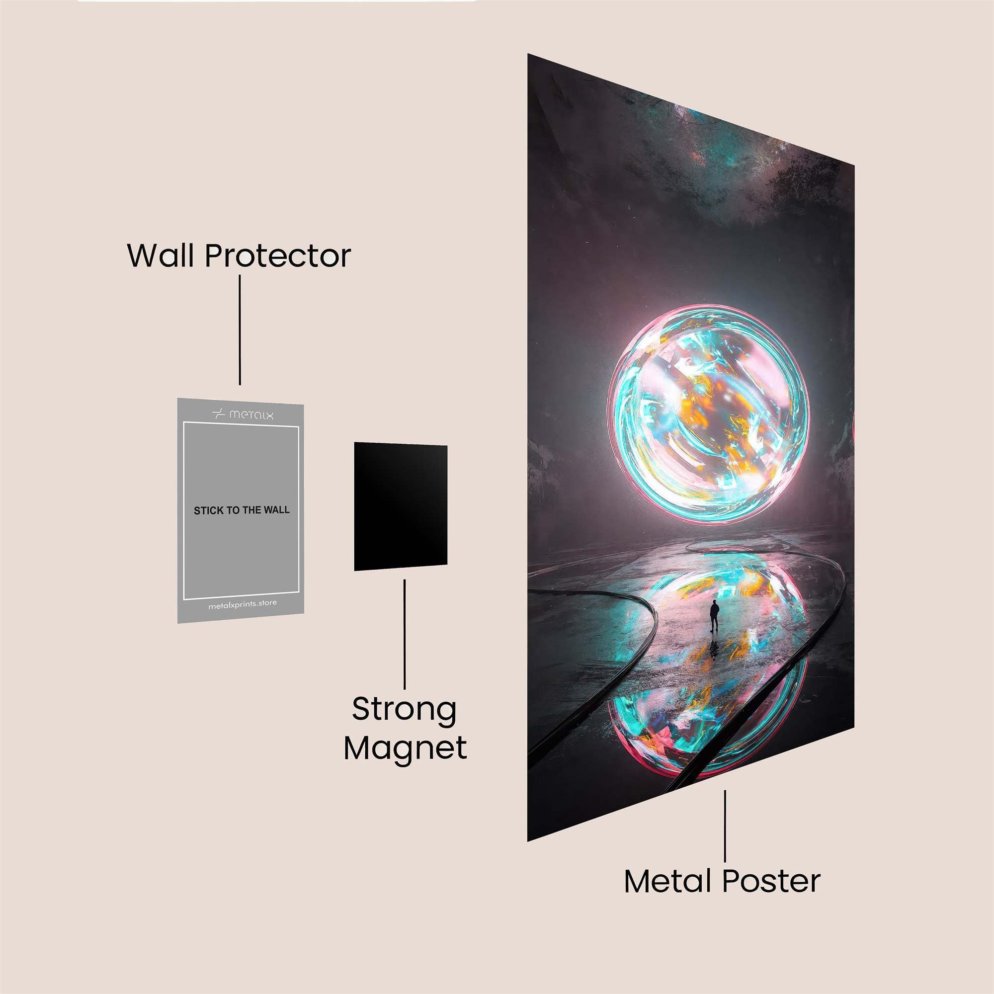 Portal Enigma Safe Wall Magnetic / M