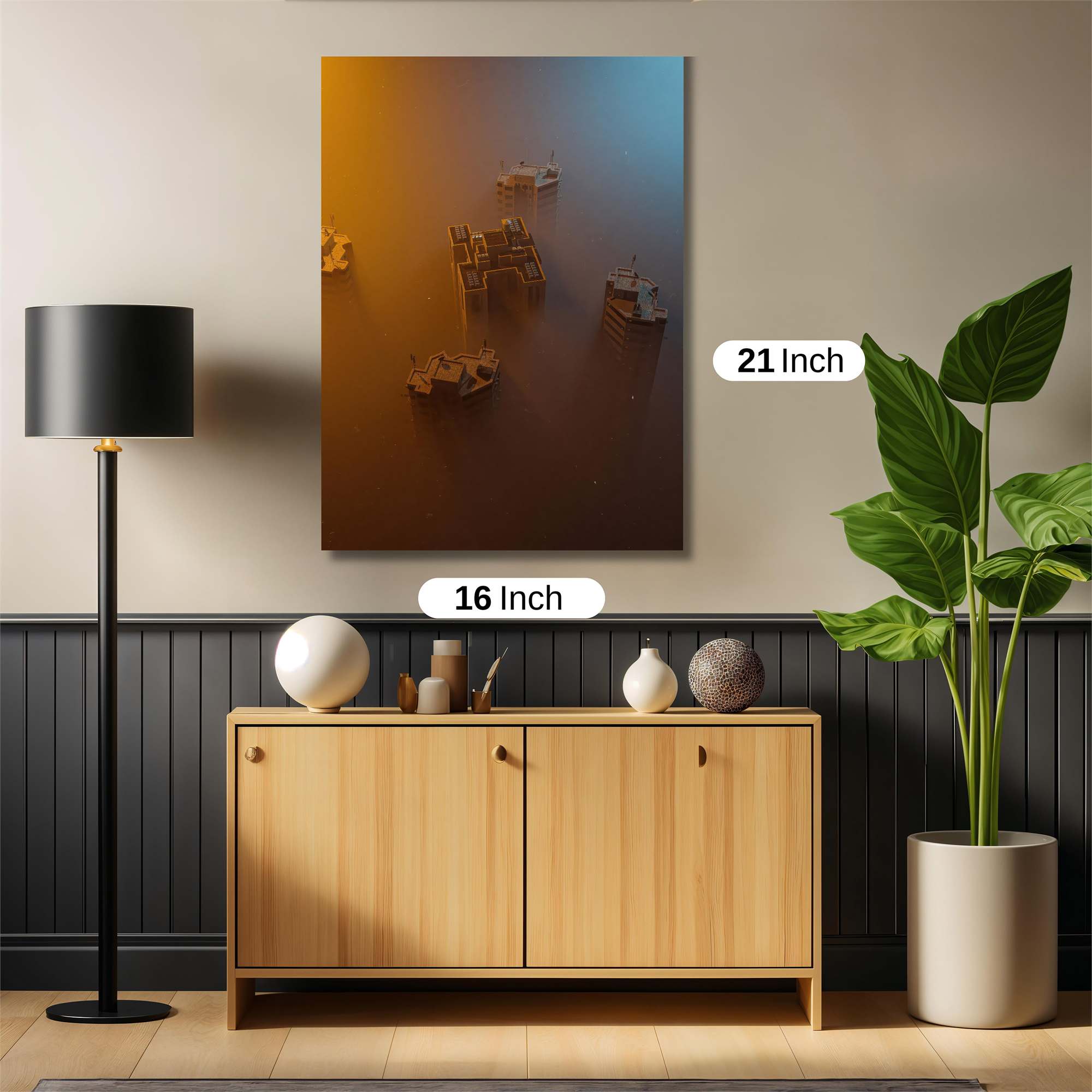 Ruins Eerie Safe Wall Magnetic / M