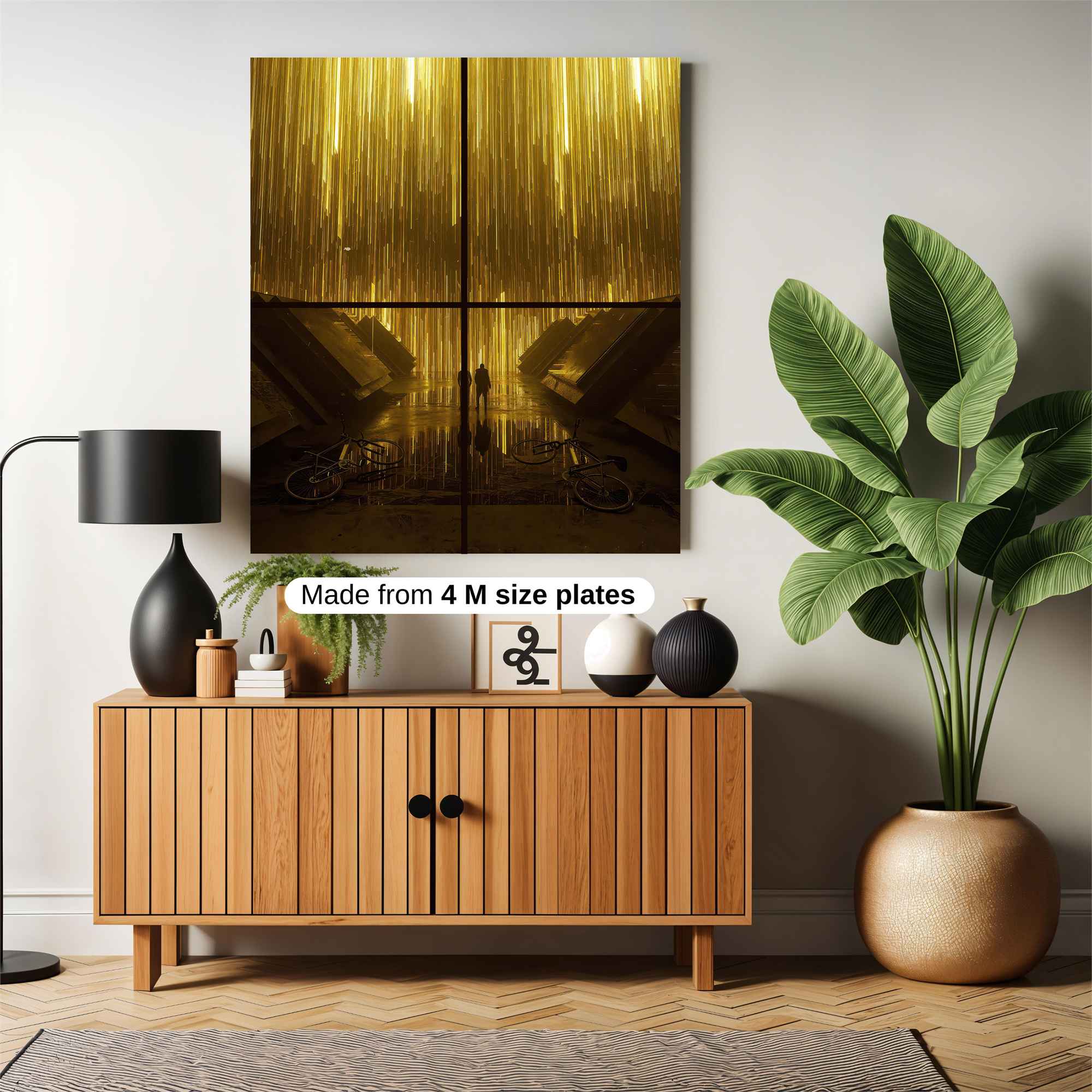 Golden Serenity Safe Wall Magnetic / M
