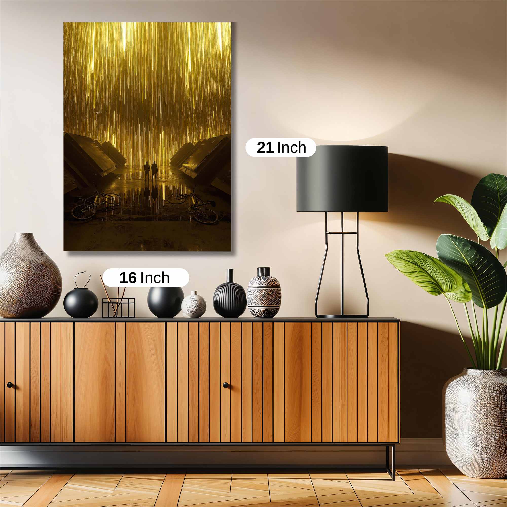 Golden Serenity Safe Wall Magnetic / M