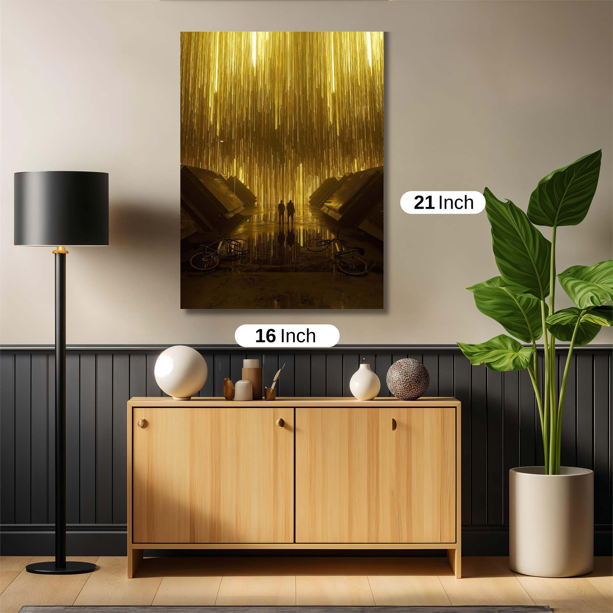 Golden Serenity Safe Wall Magnetic / M