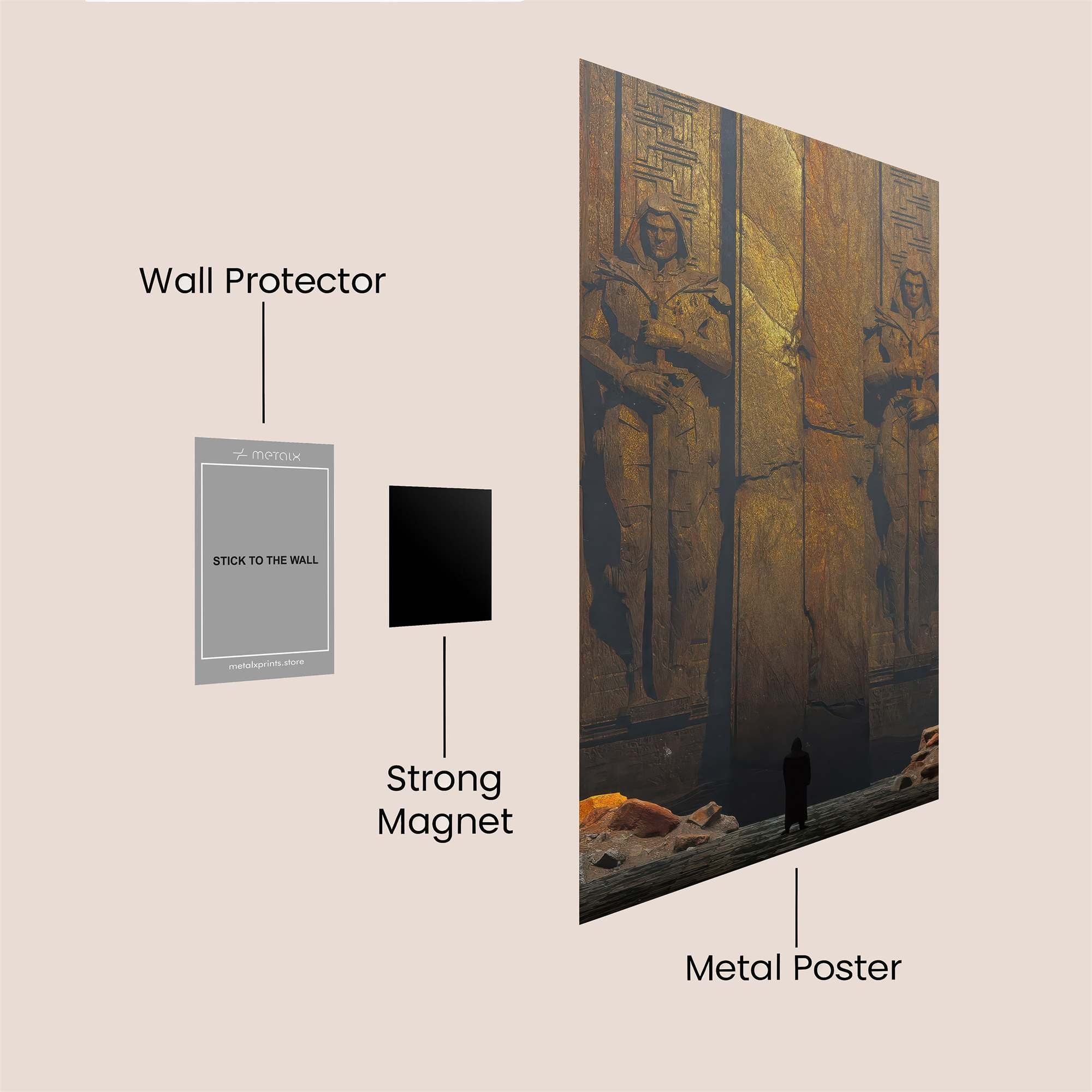 Pharaohs' Silence Safe Wall Magnetic / M