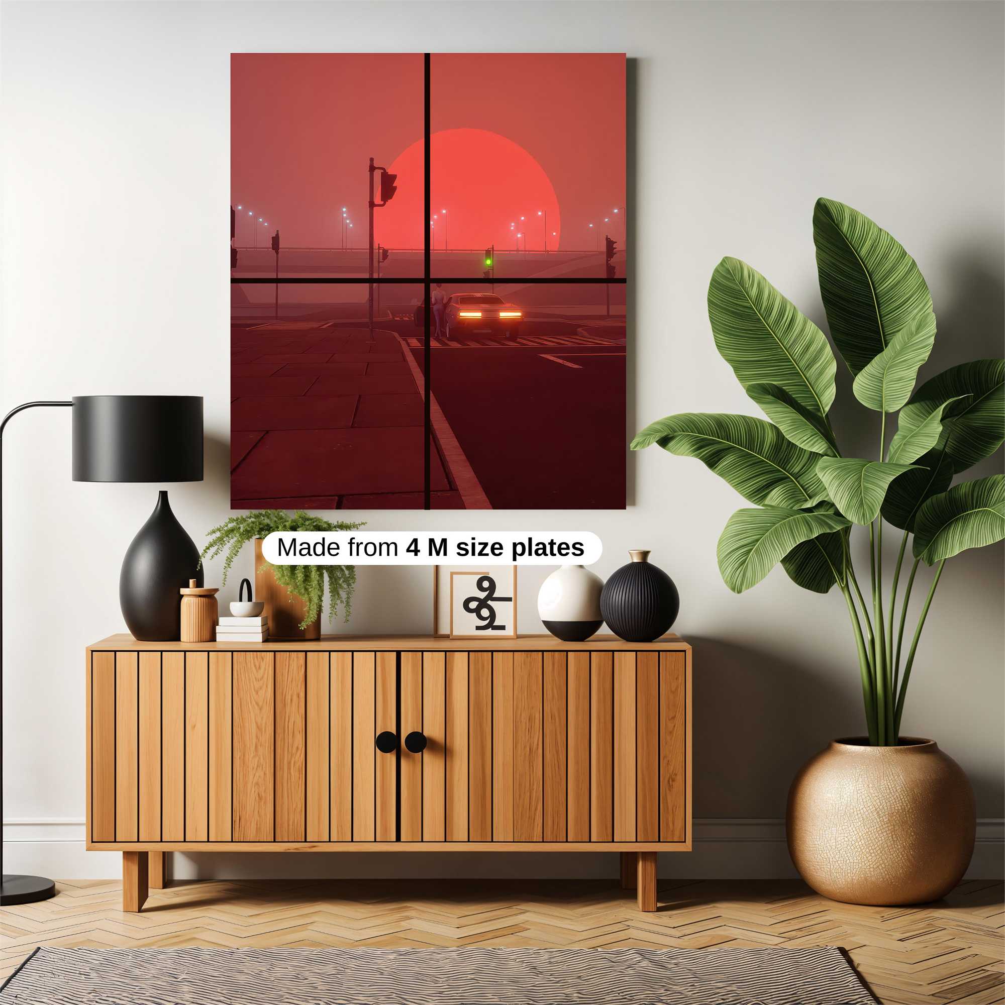 Sunset Solitude Safe Wall Magnetic / M