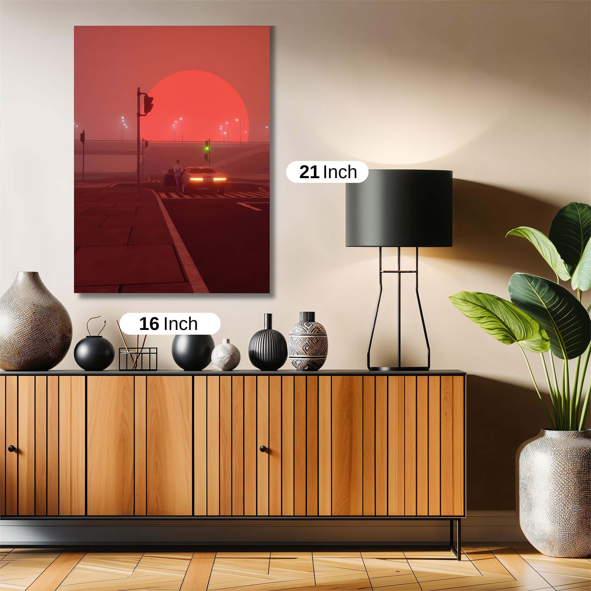 Sunset Solitude Safe Wall Magnetic / M