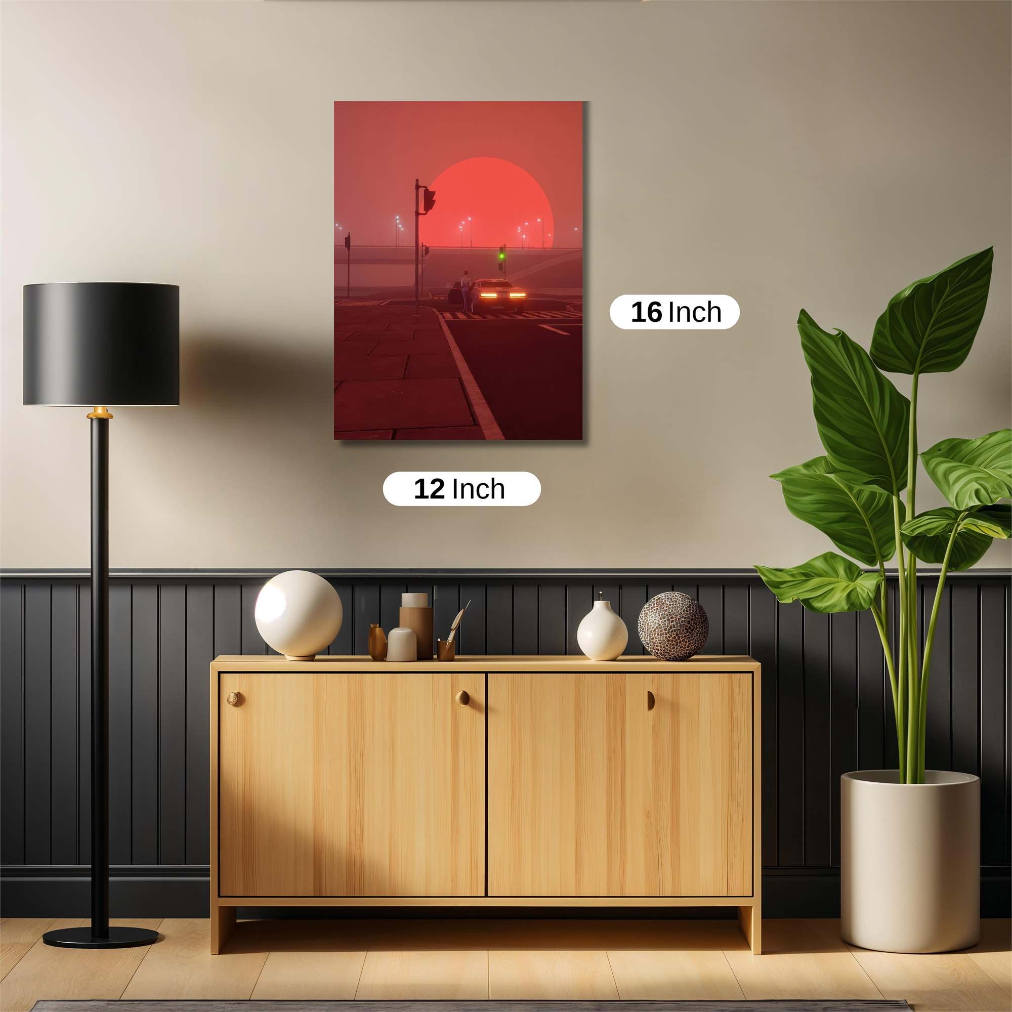 Sunset Solitude Safe Wall Magnetic / M