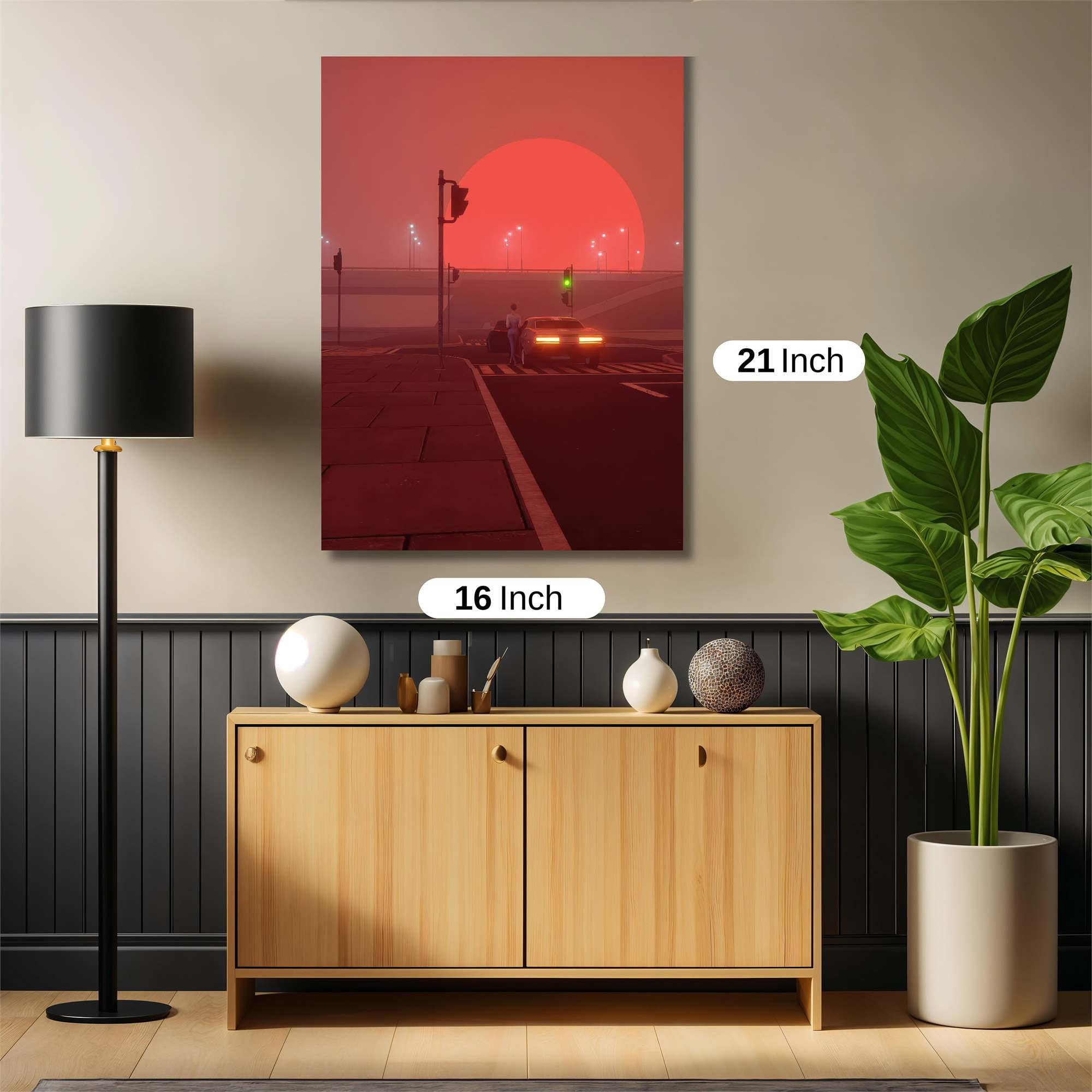 Sunset Solitude Safe Wall Magnetic / M