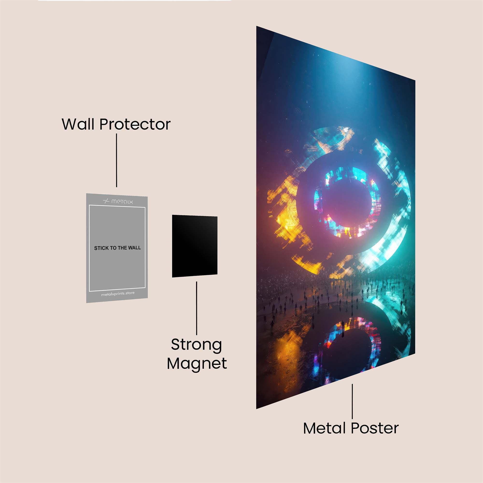 Portal Radiance Safe Wall Magnetic / M