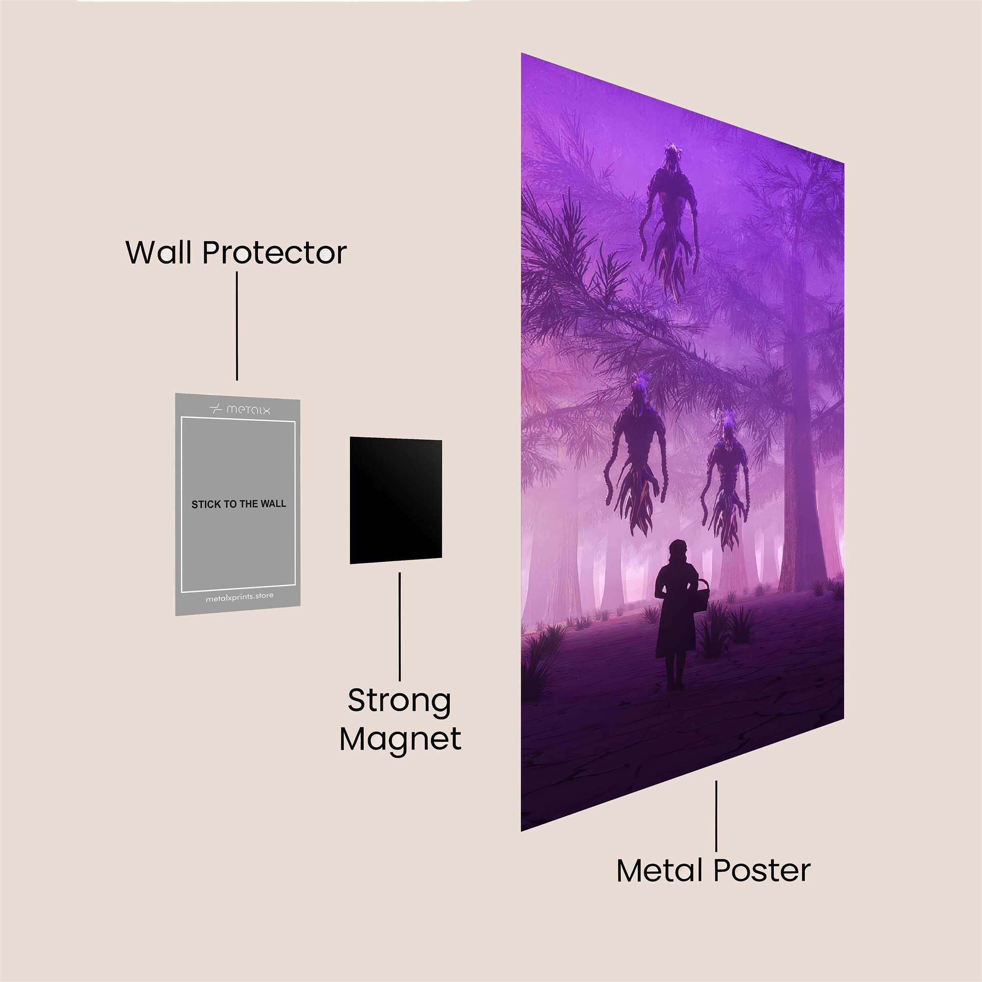 Forest Phantoms Safe Wall Magnetic / M