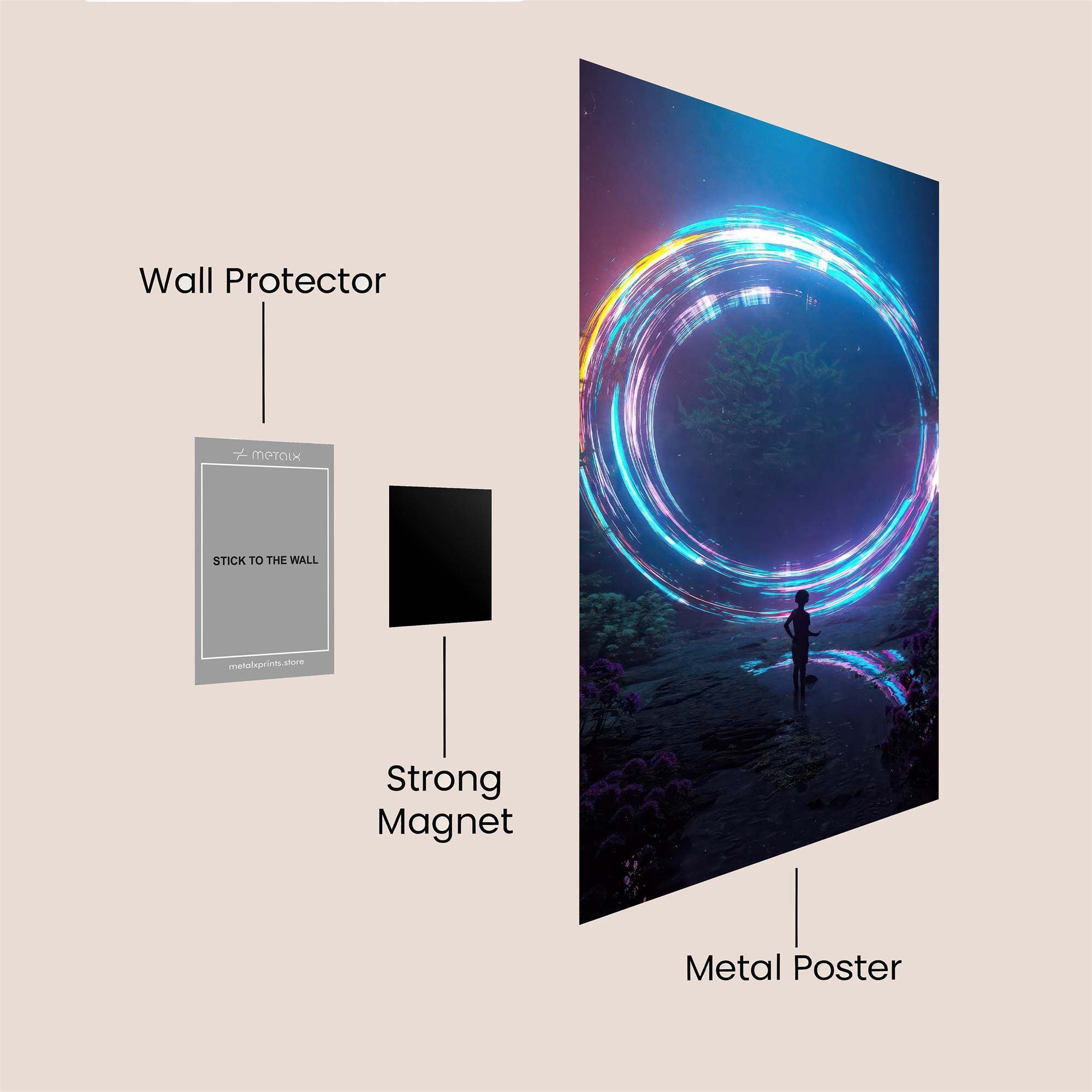 Portal Serenity Safe Wall Magnetic / M
