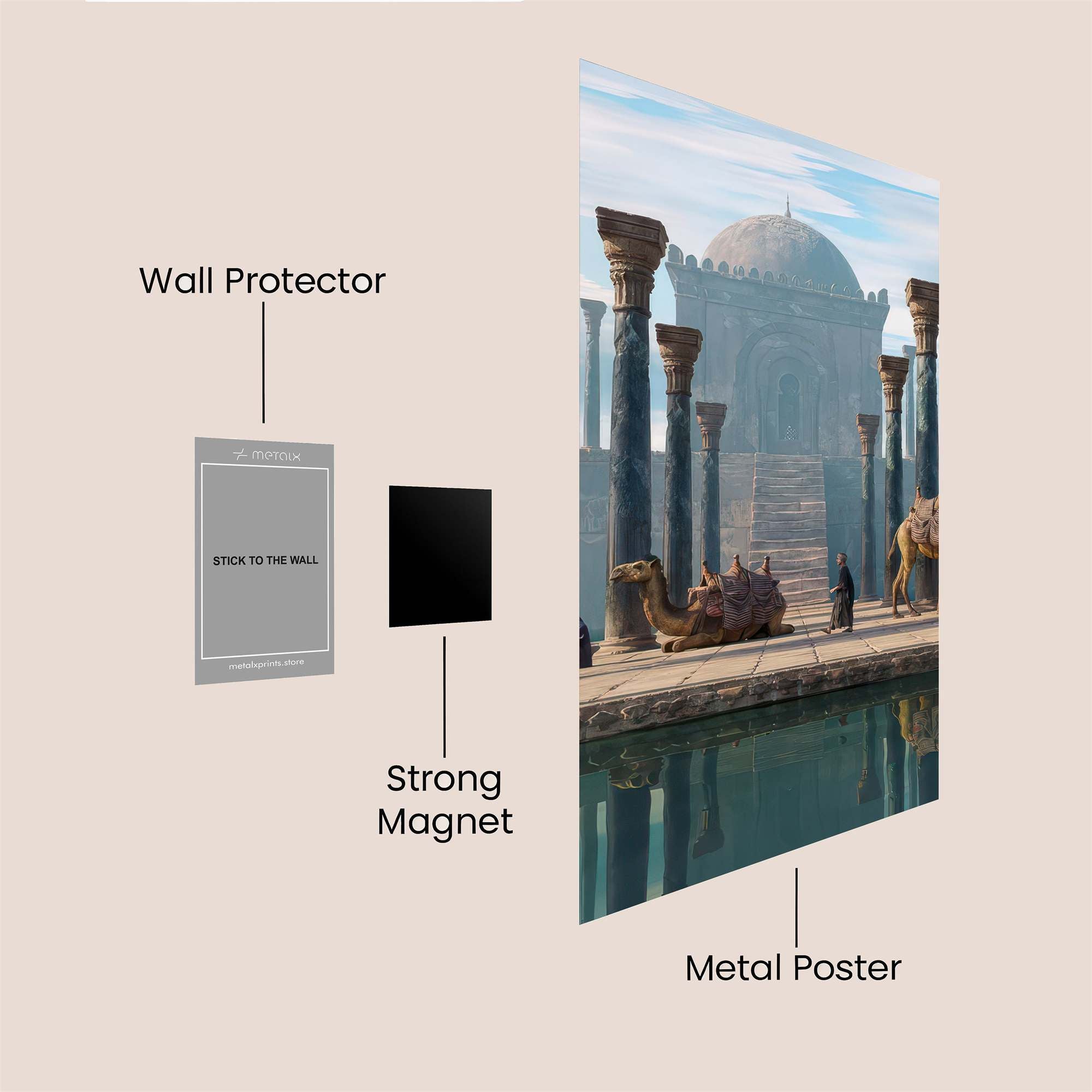 Temple Serenity Safe Wall Magnetic / M