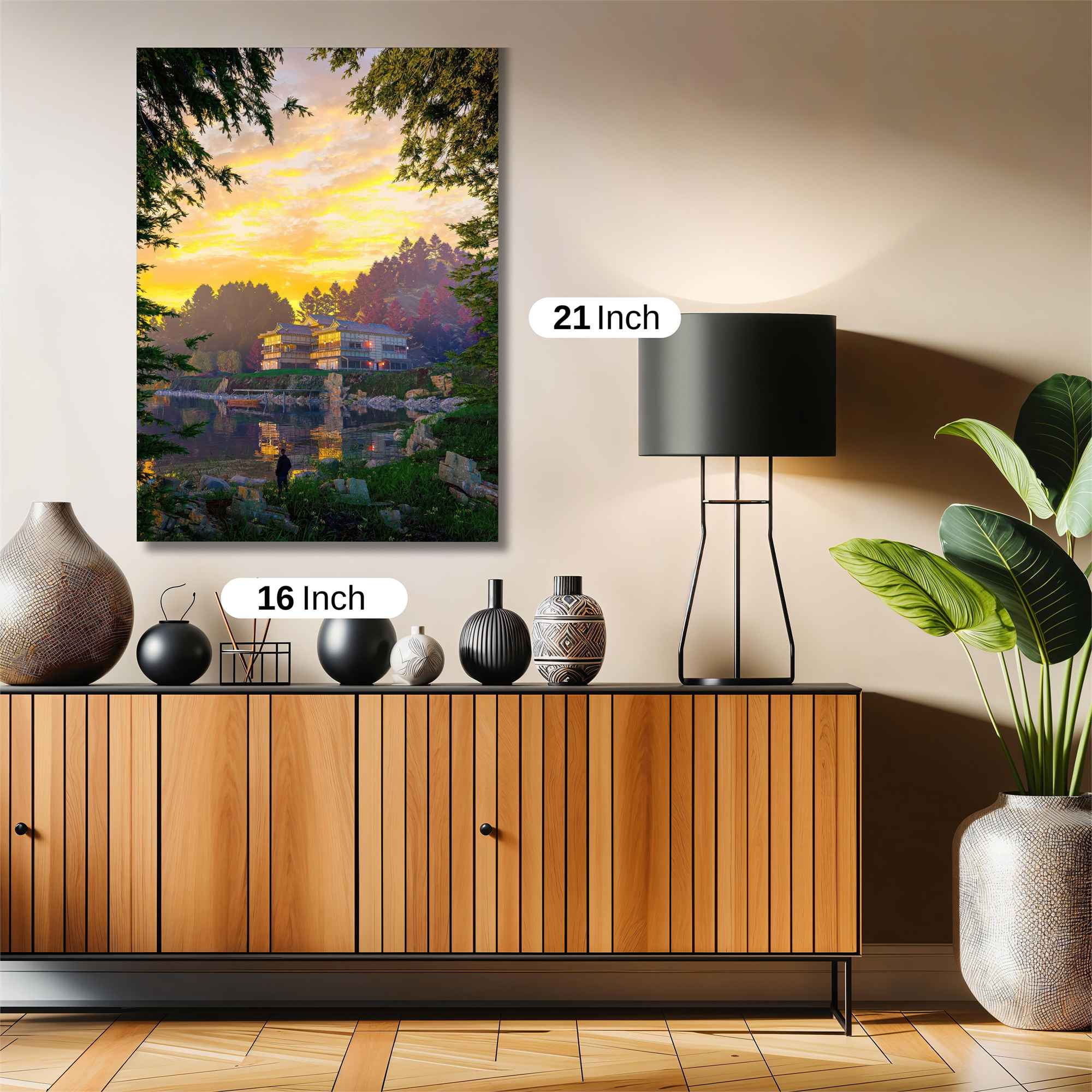 Sunset Serenity Safe Wall Magnetic / M