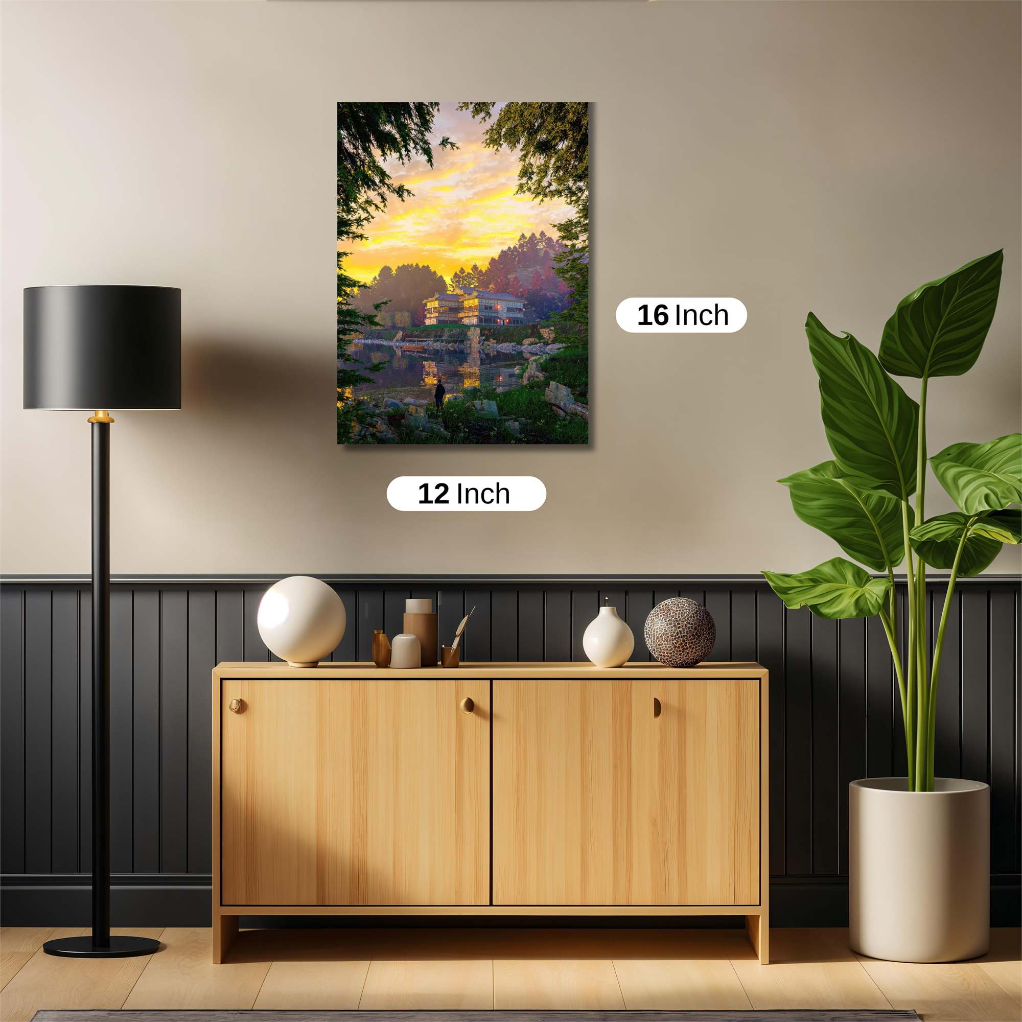 Sunset Serenity Safe Wall Magnetic / M
