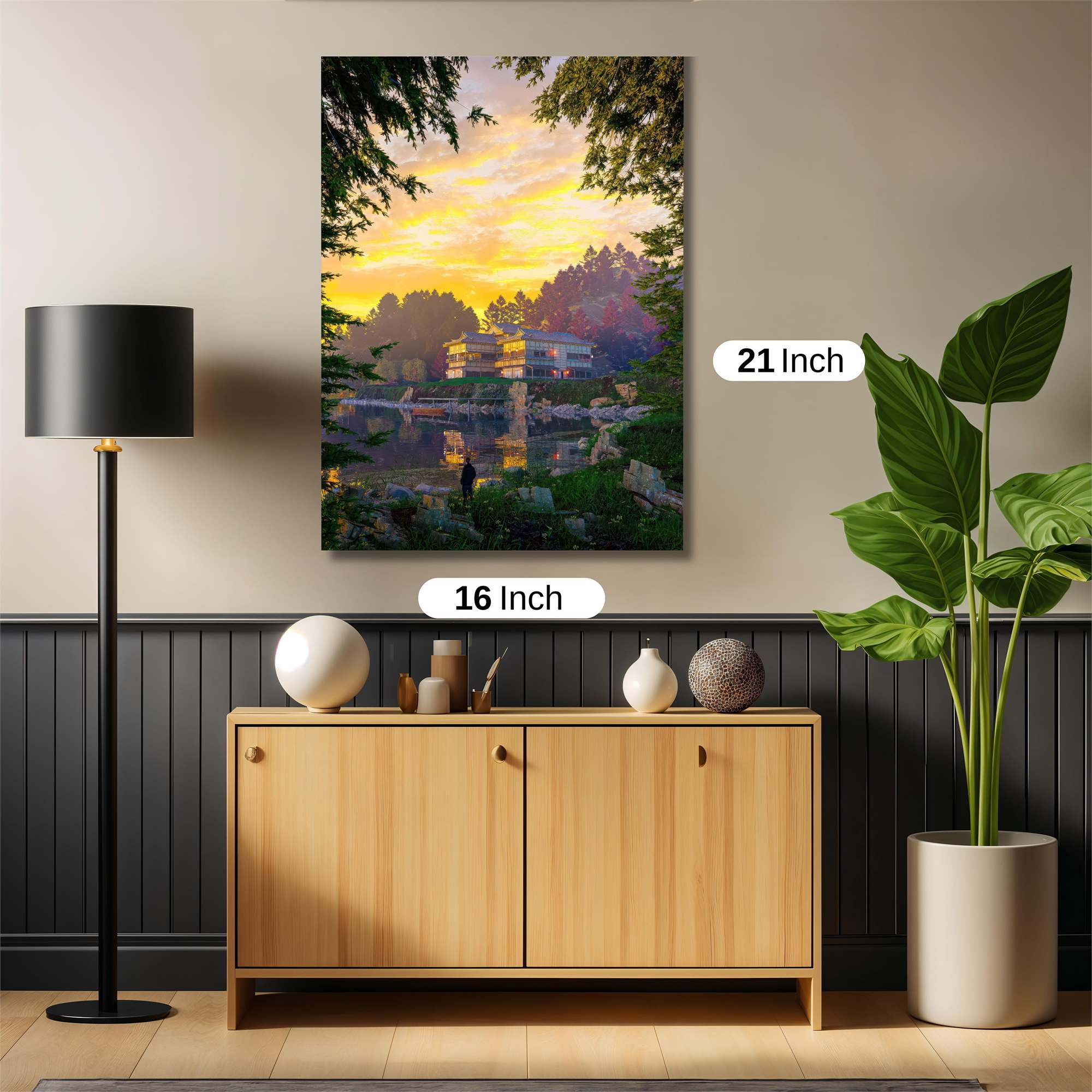 Sunset Serenity Safe Wall Magnetic / M