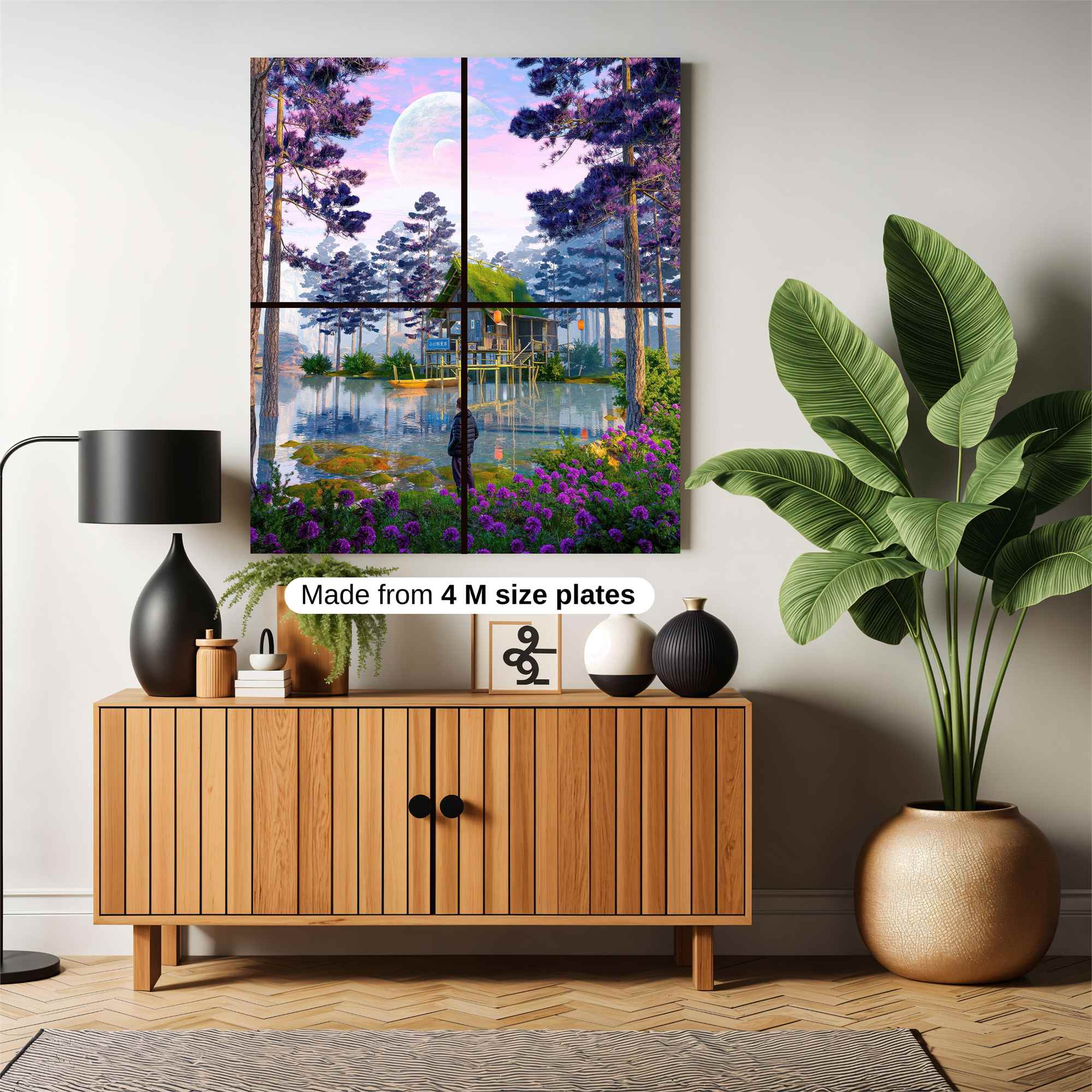 Moonlit Tranquility Safe Wall Magnetic / M
