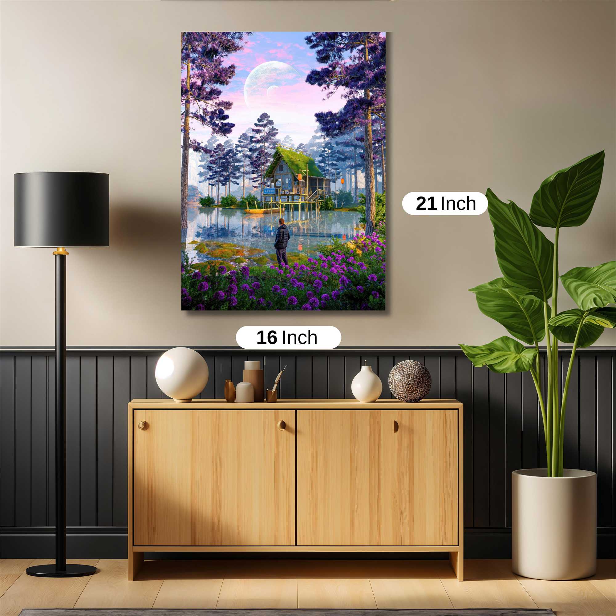 Moonlit Tranquility Safe Wall Magnetic / M