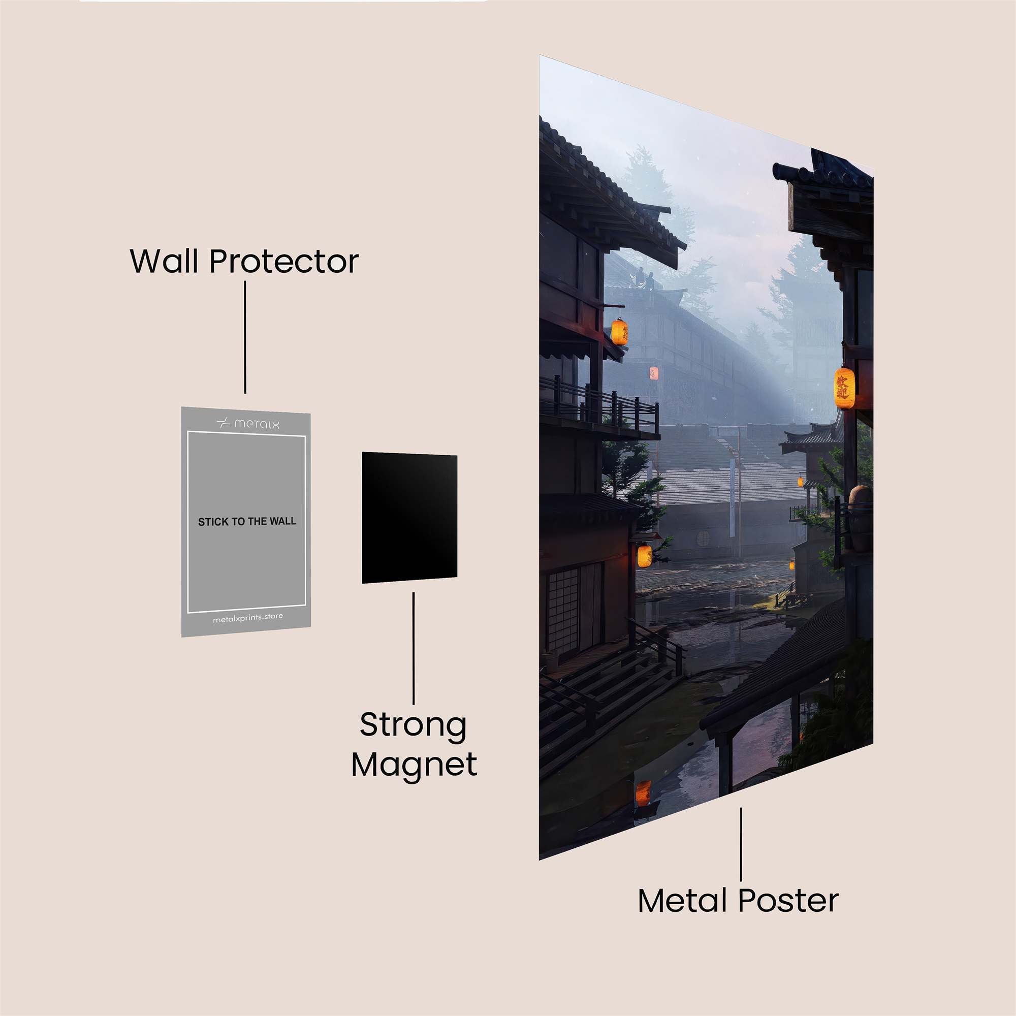 Lantern Serenity Safe Wall Magnetic / M