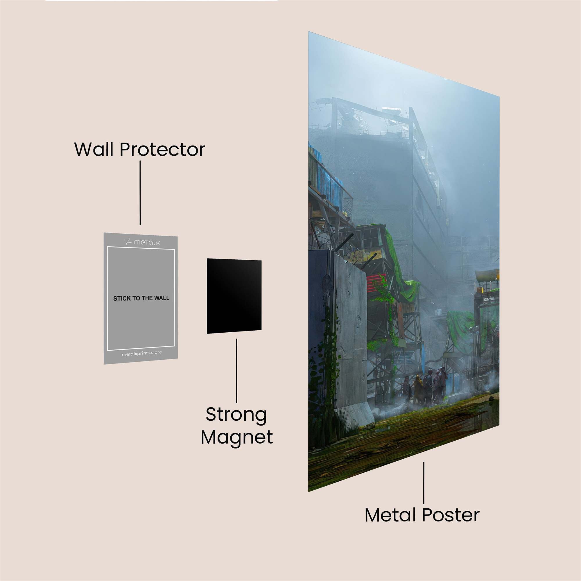 City Enigma Safe Wall Magnetic / M