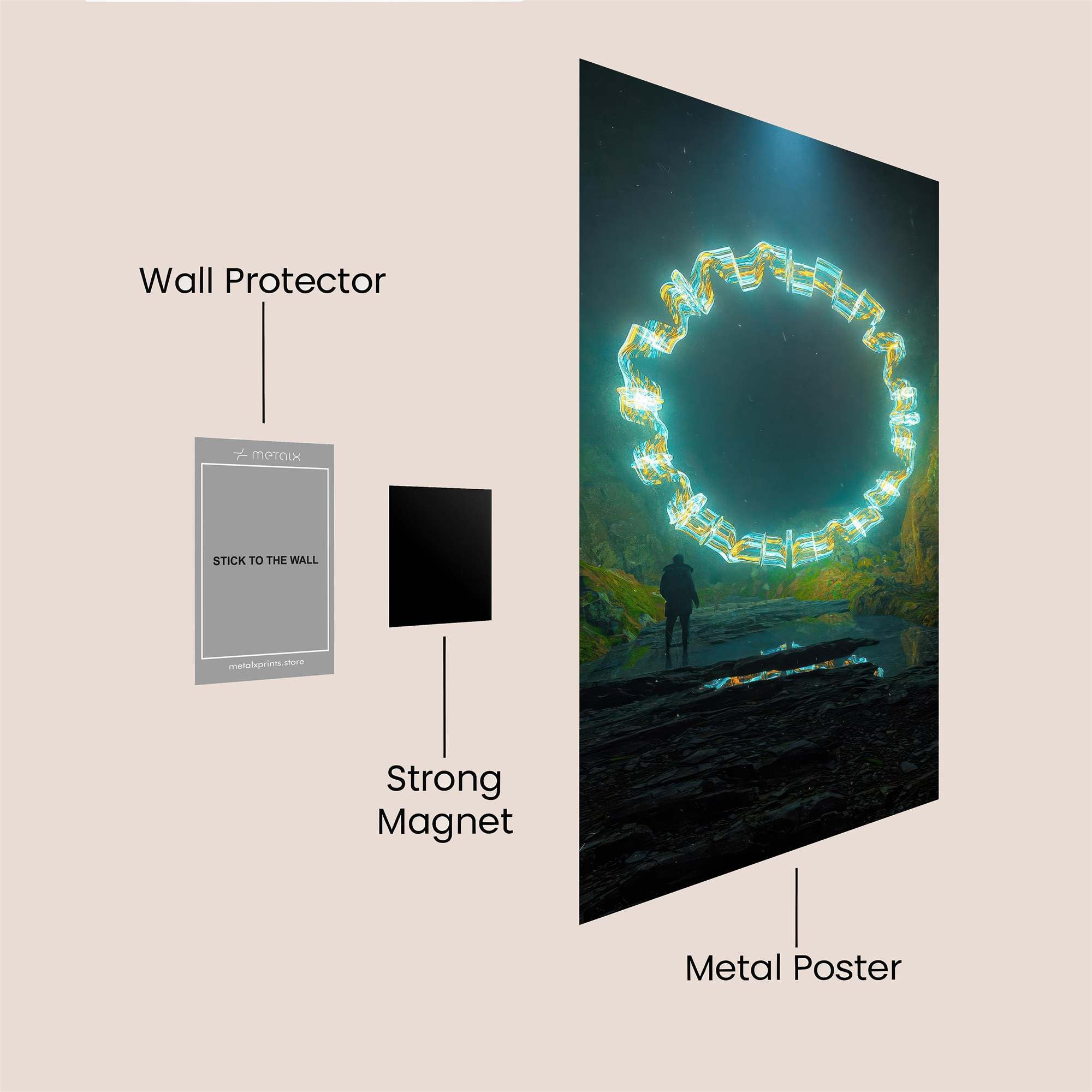 Portal Enigmatic Safe Wall Magnetic / M