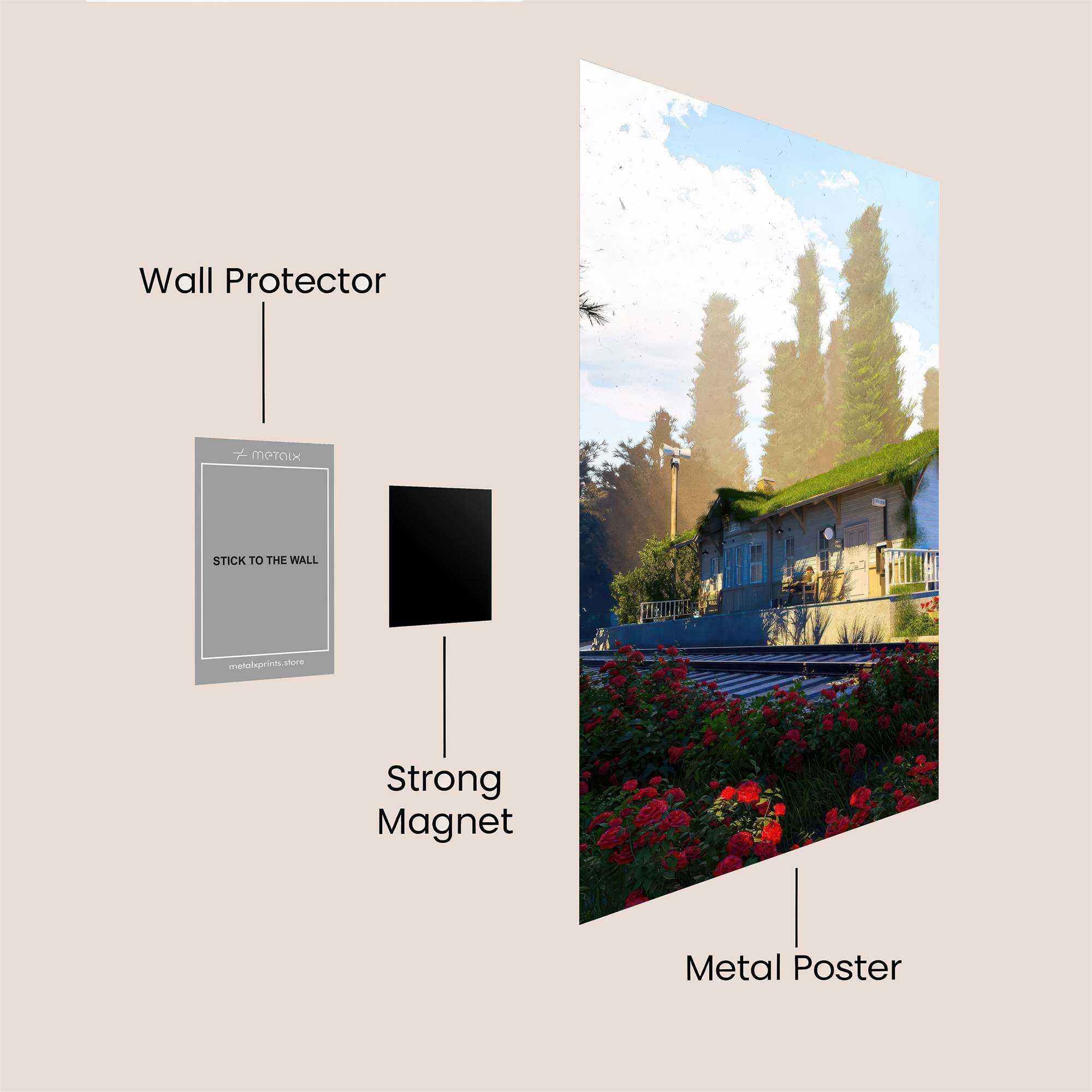 Station Serenity Safe Wall Magnetic / M