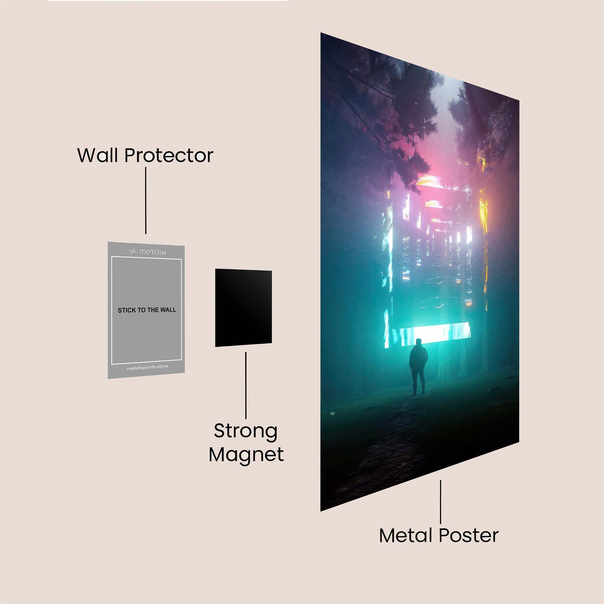 Portal Enigma Safe Wall Magnetic / M