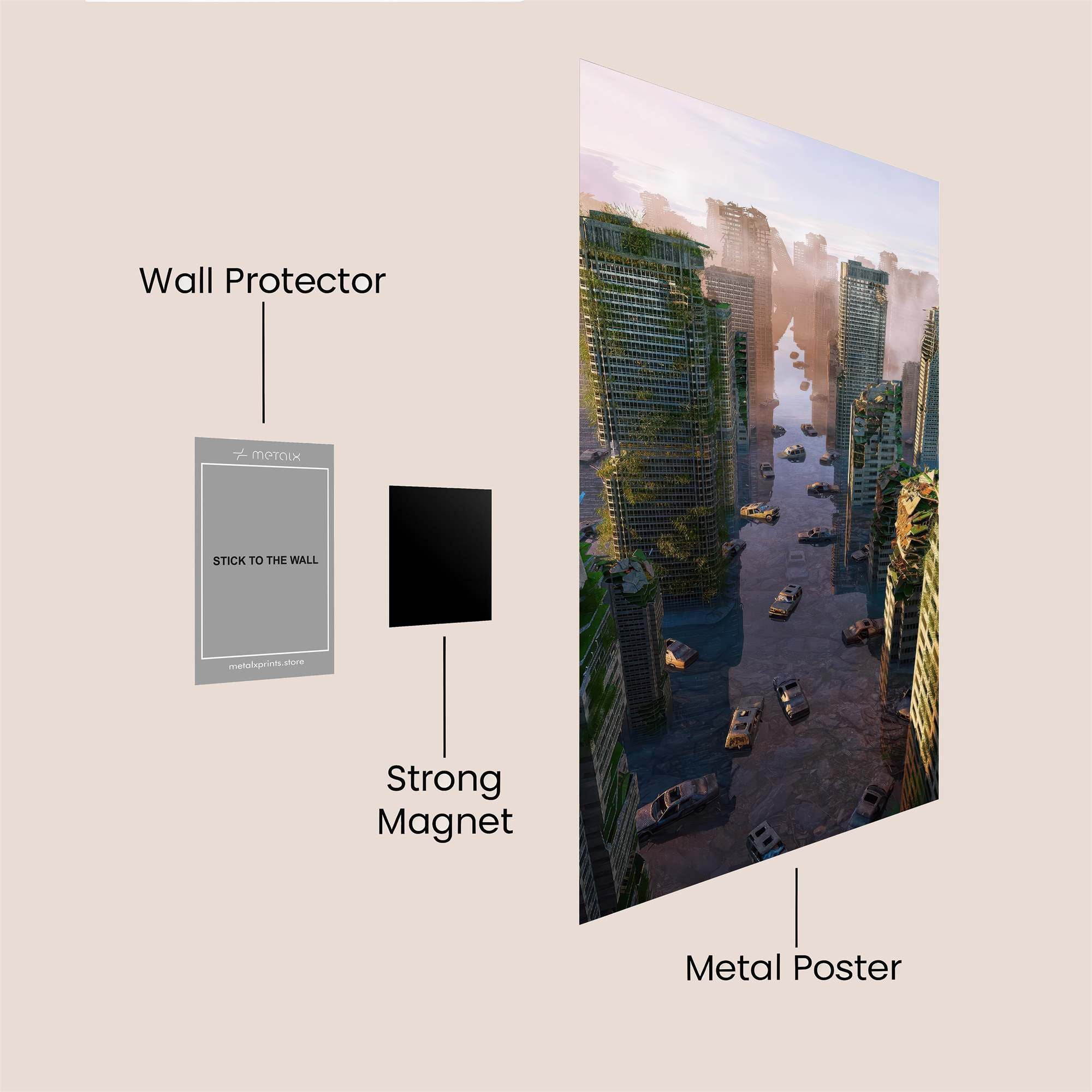 Flooded Despair Safe Wall Magnetic / M