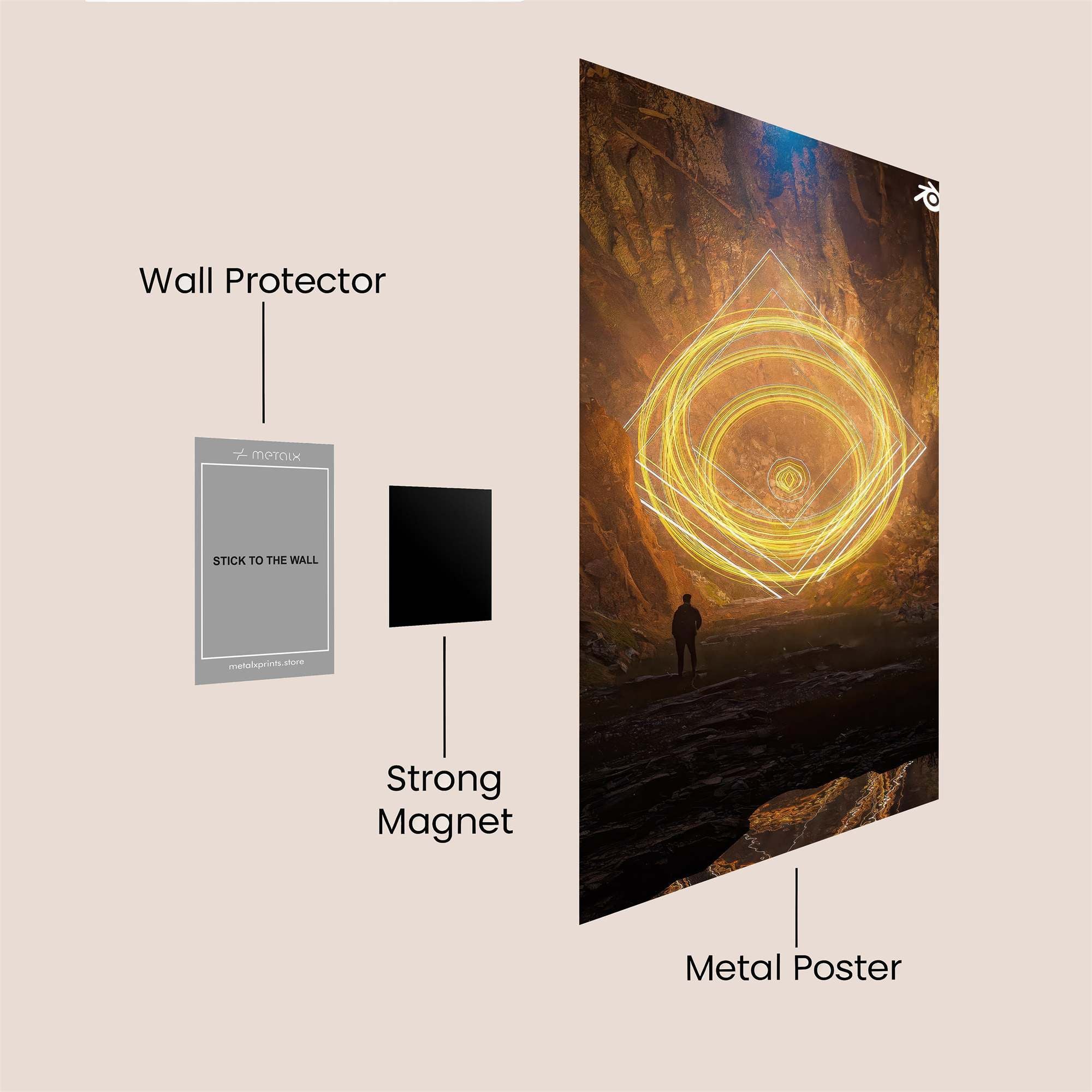 Portal Enigma Safe Wall Magnetic / M