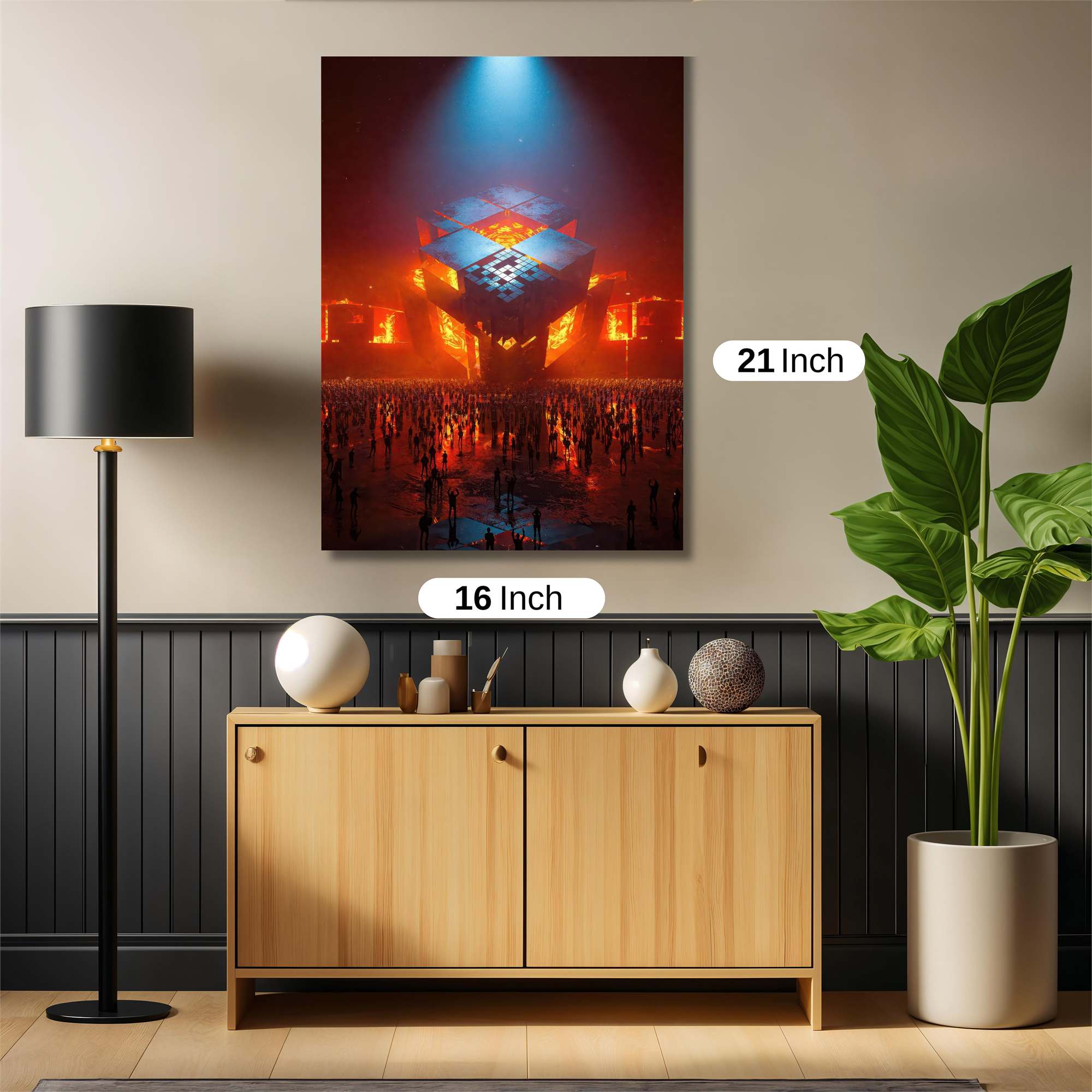 Cube Radiance Safe Wall Magnetic / M
