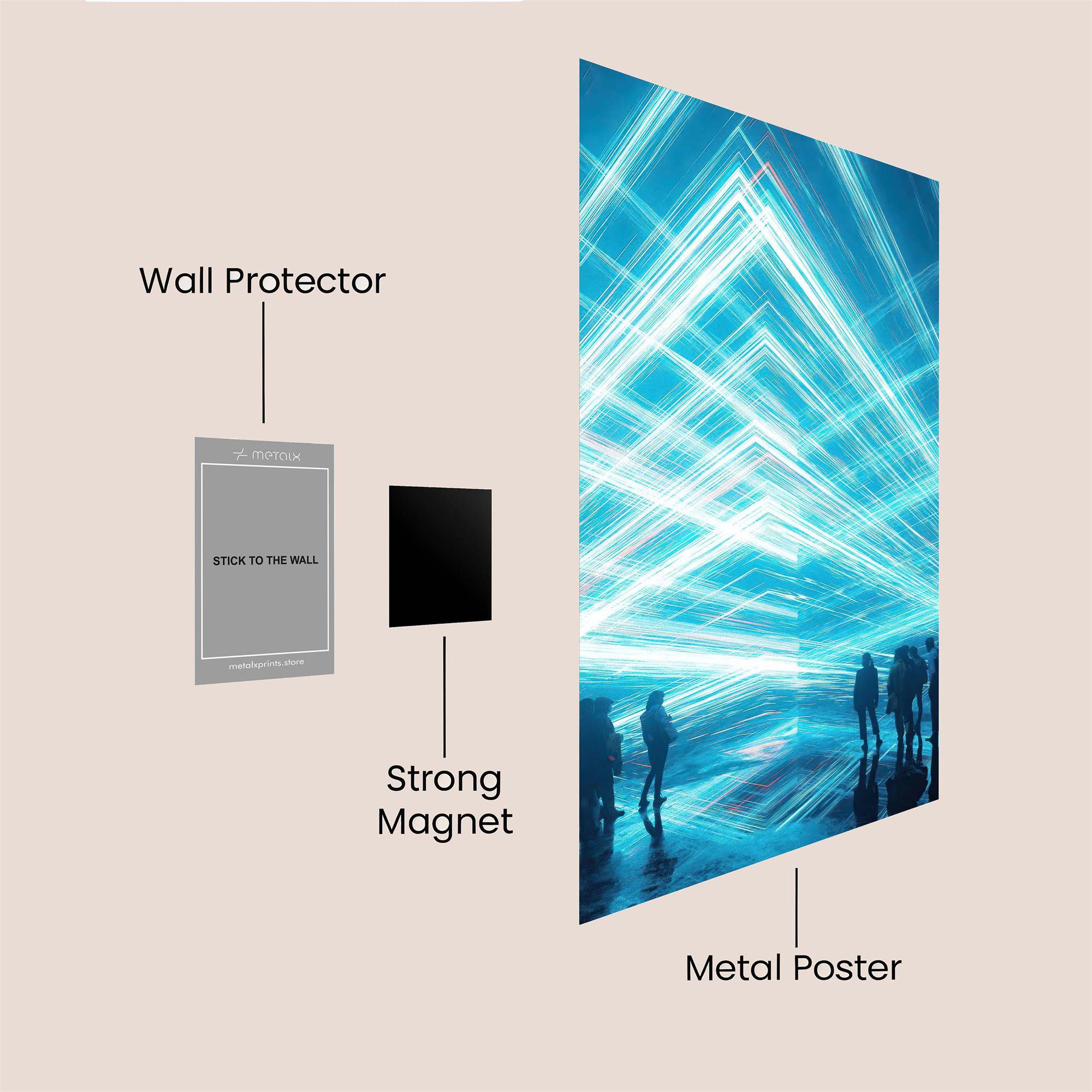 Light Trance Safe Wall Magnetic / M