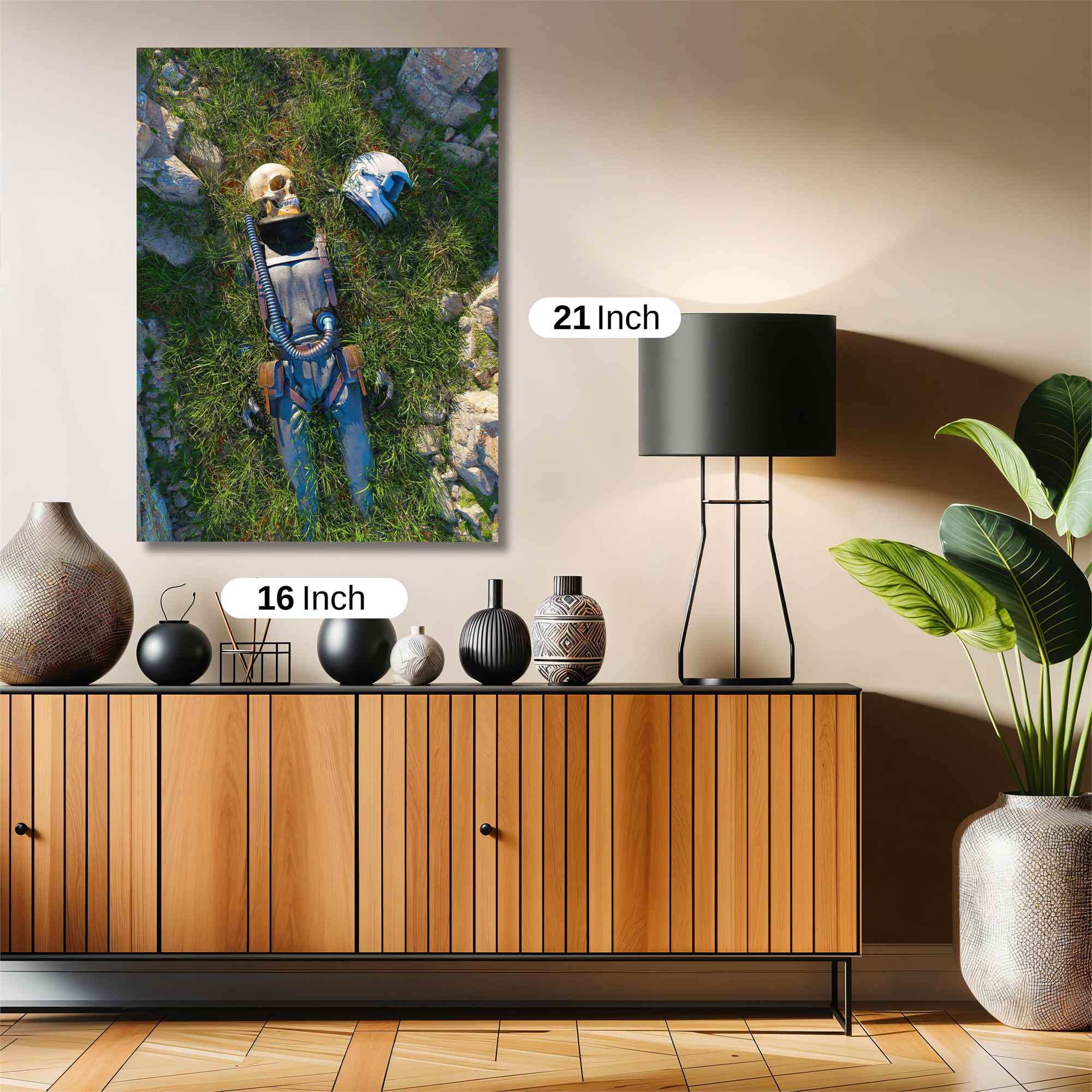 Astronaut Desolate Safe Wall Magnetic / M