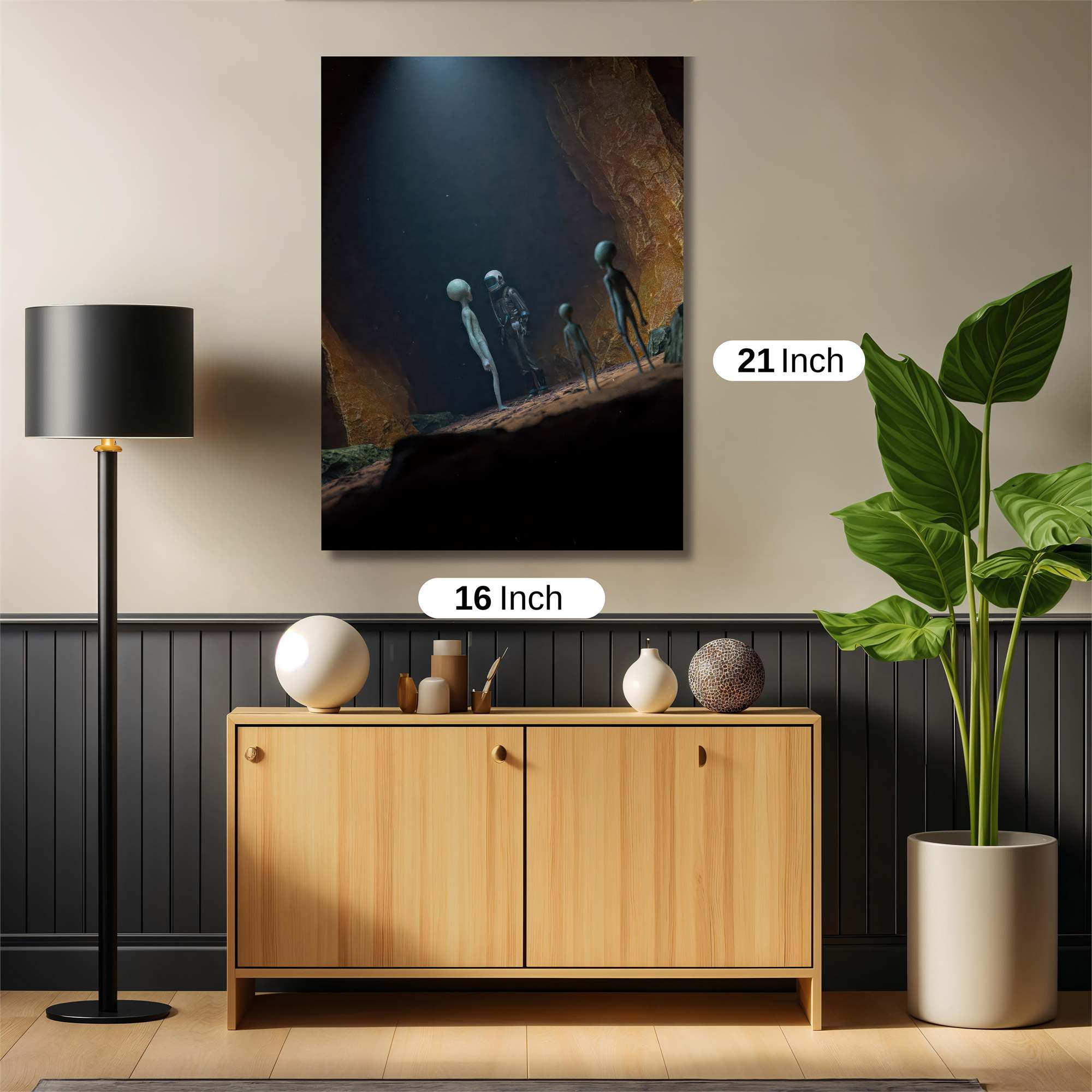 Alien Encounter Safe Wall Magnetic / M