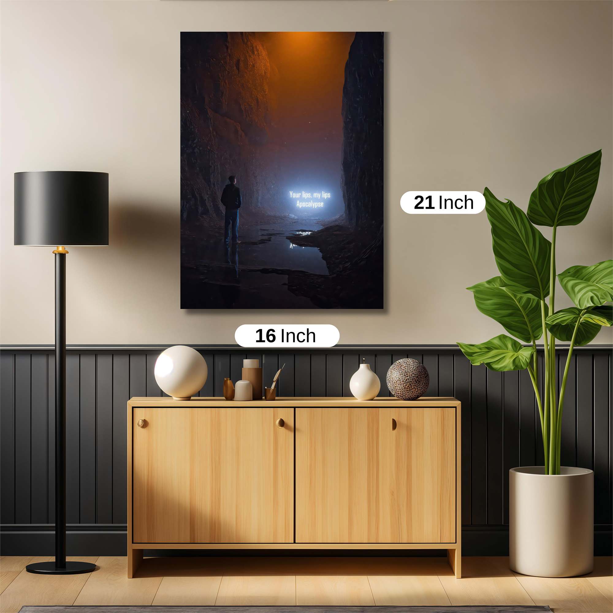 Canyon Solitude Safe Wall Magnetic / M