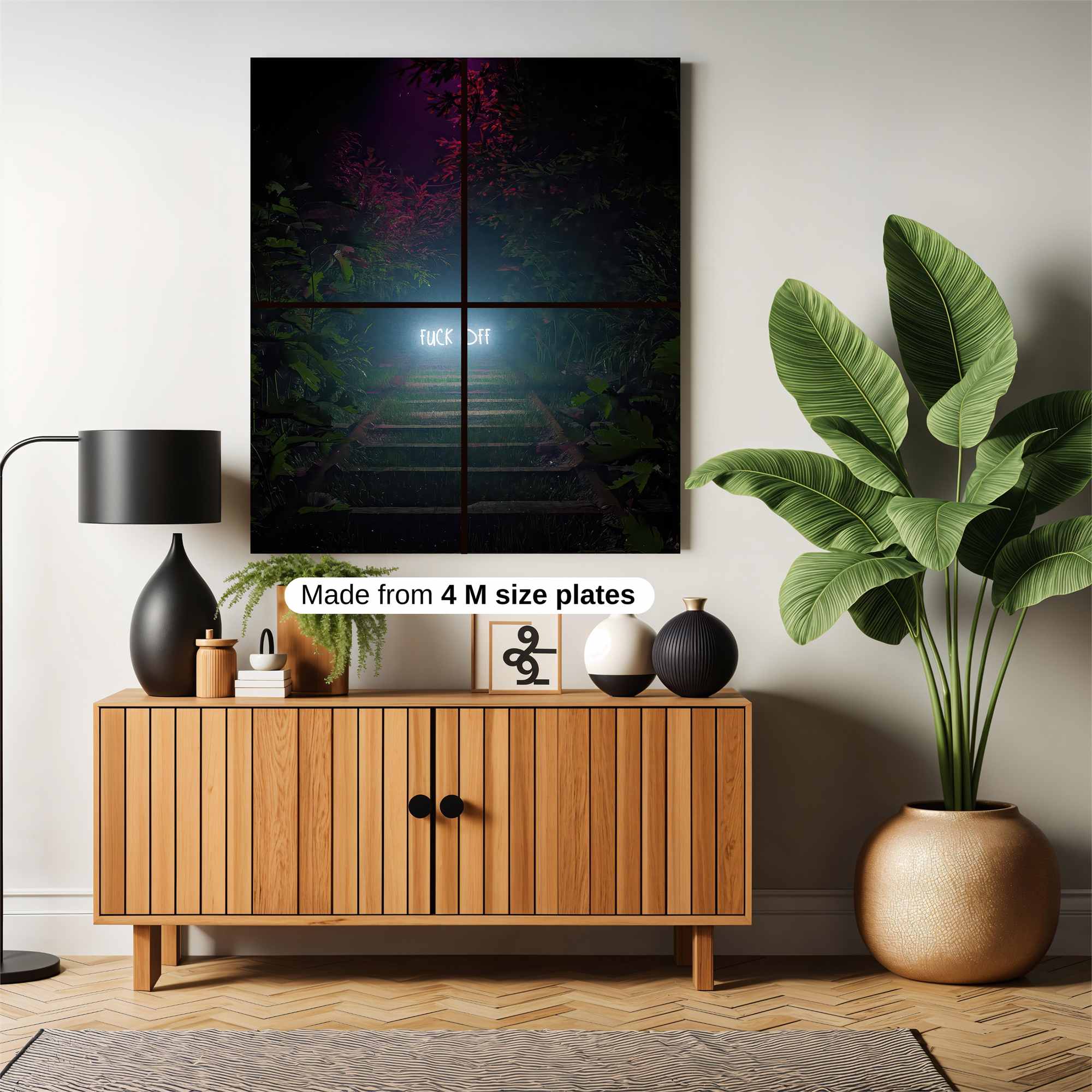 Neon Rebellion Safe Wall Magnetic / M
