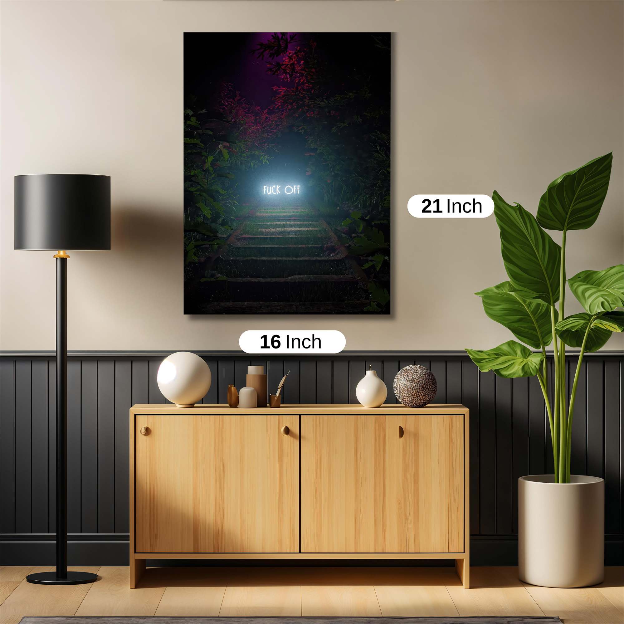 Neon Rebellion Safe Wall Magnetic / M