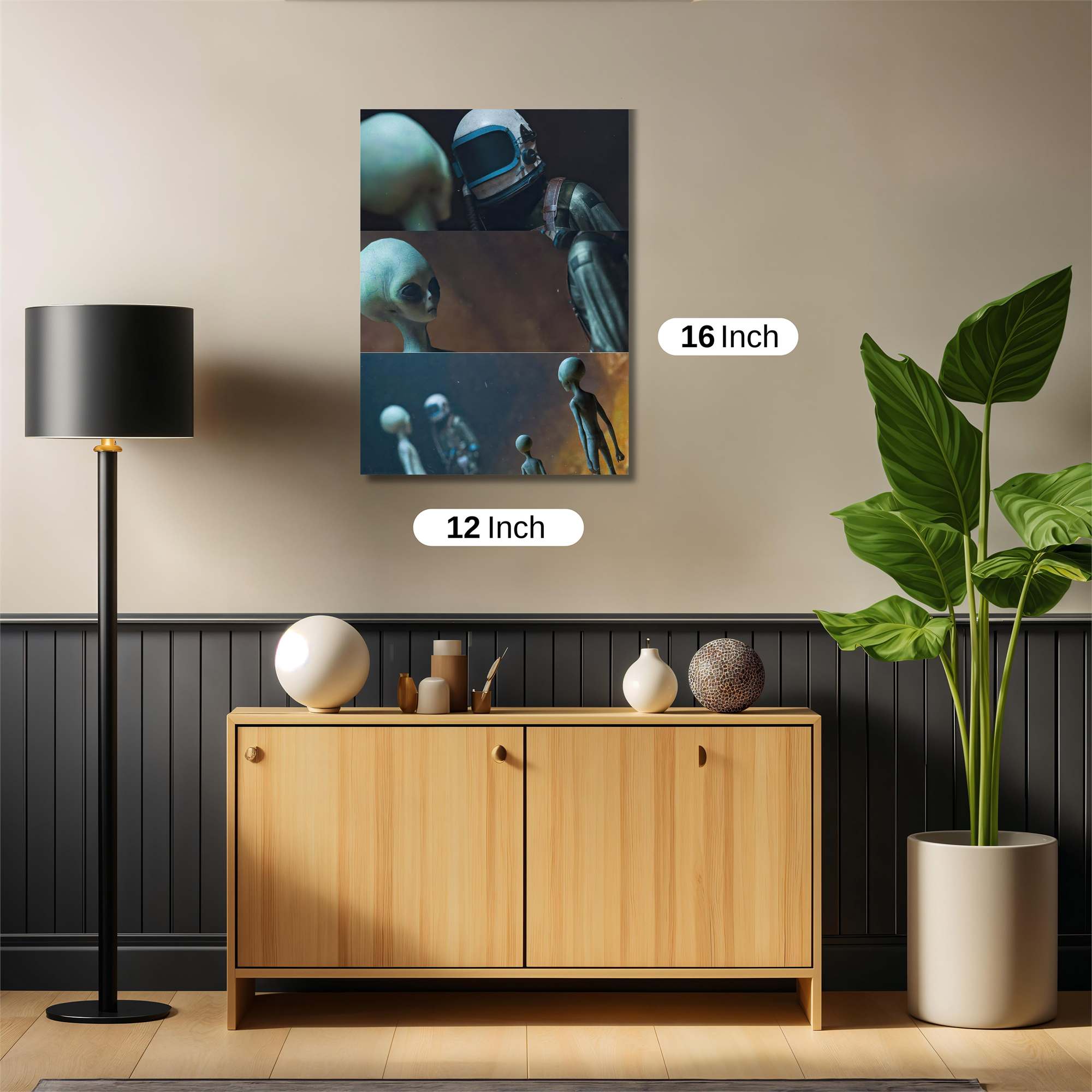 Alien Encounter Safe Wall Magnetic / M