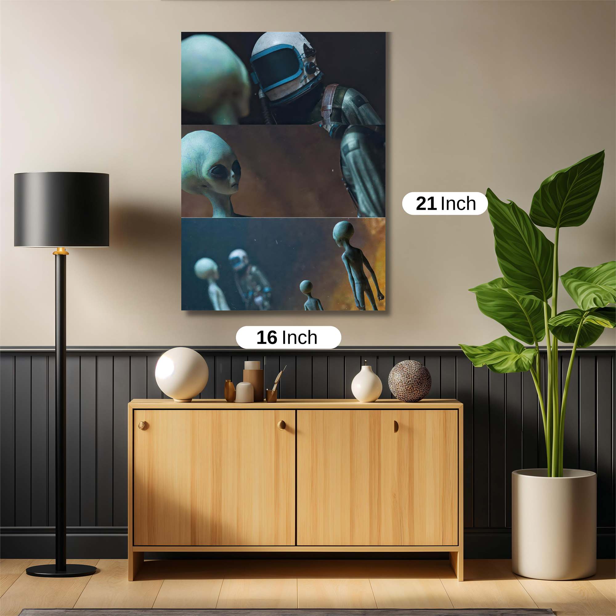Alien Encounter Safe Wall Magnetic / M