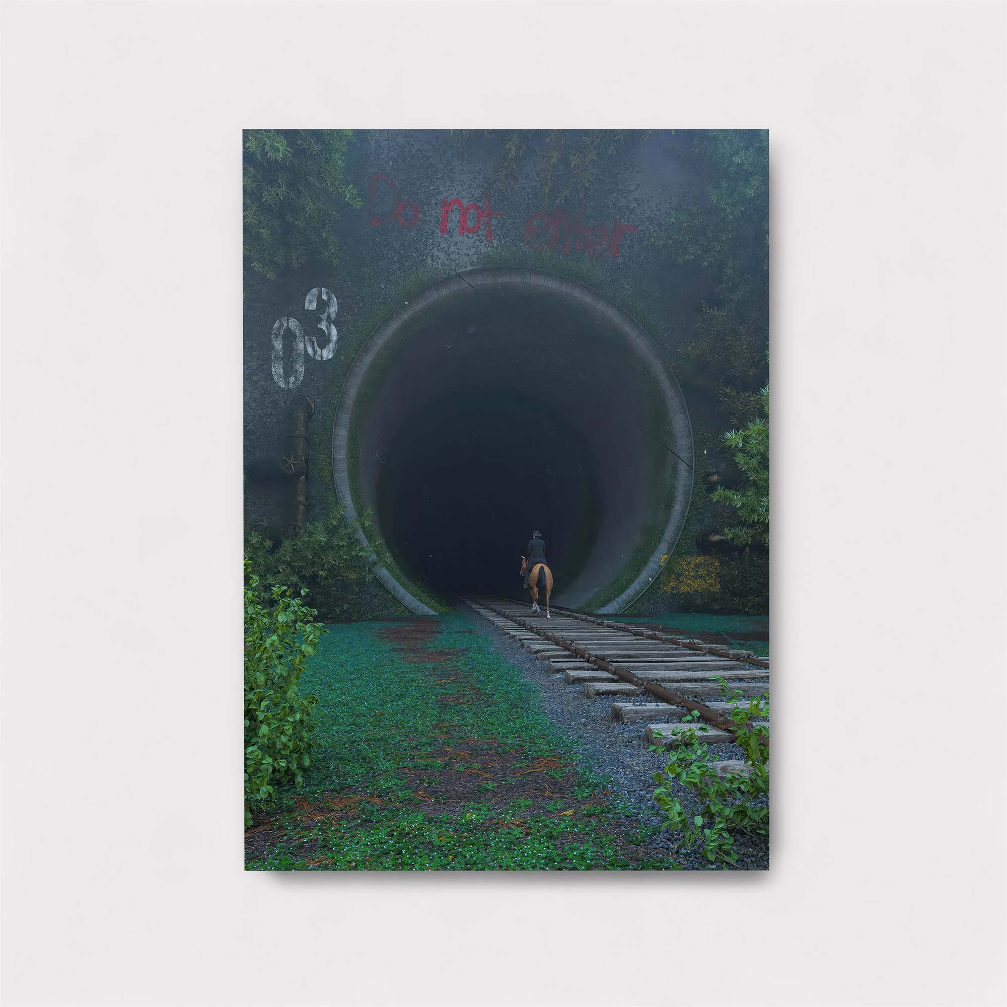 Tunnel Mystery Safe Wall Magnetic / M