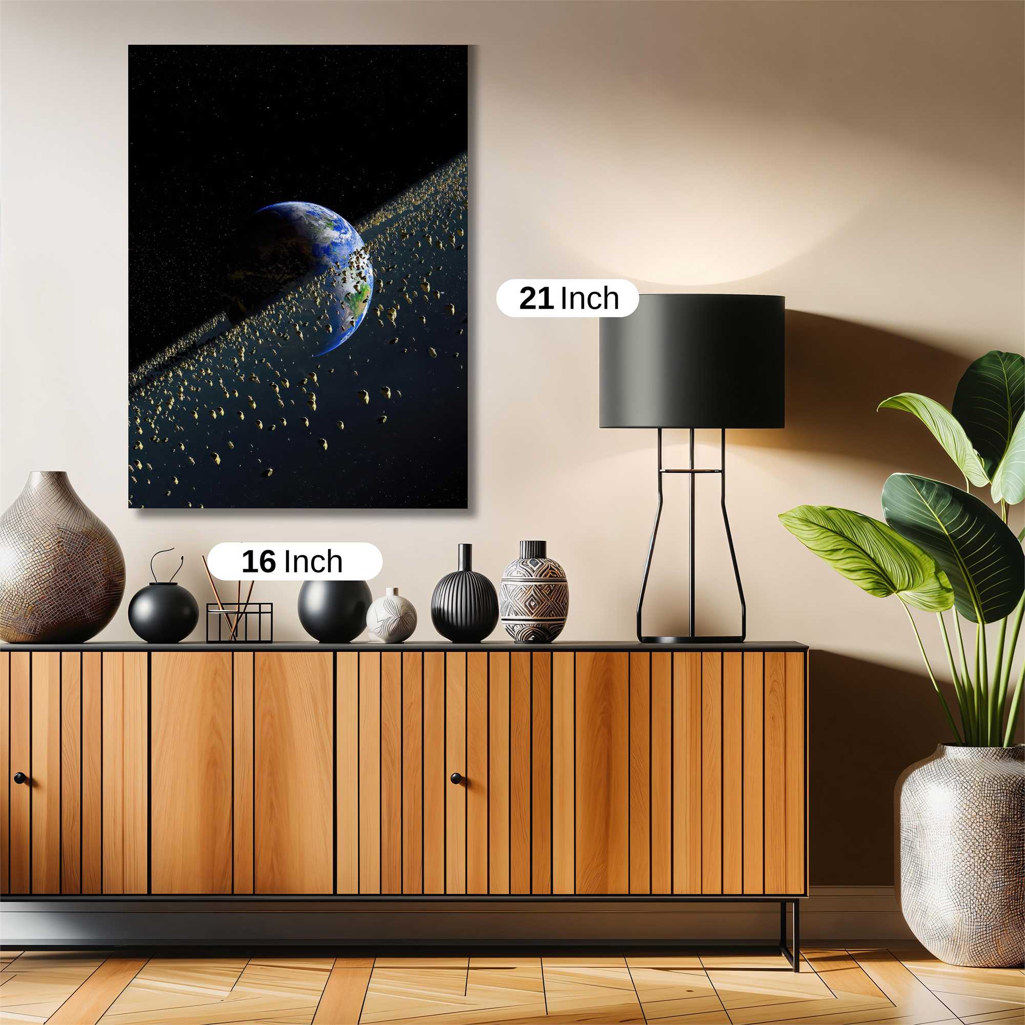 Earth Eclipsed Safe Wall Magnetic / M