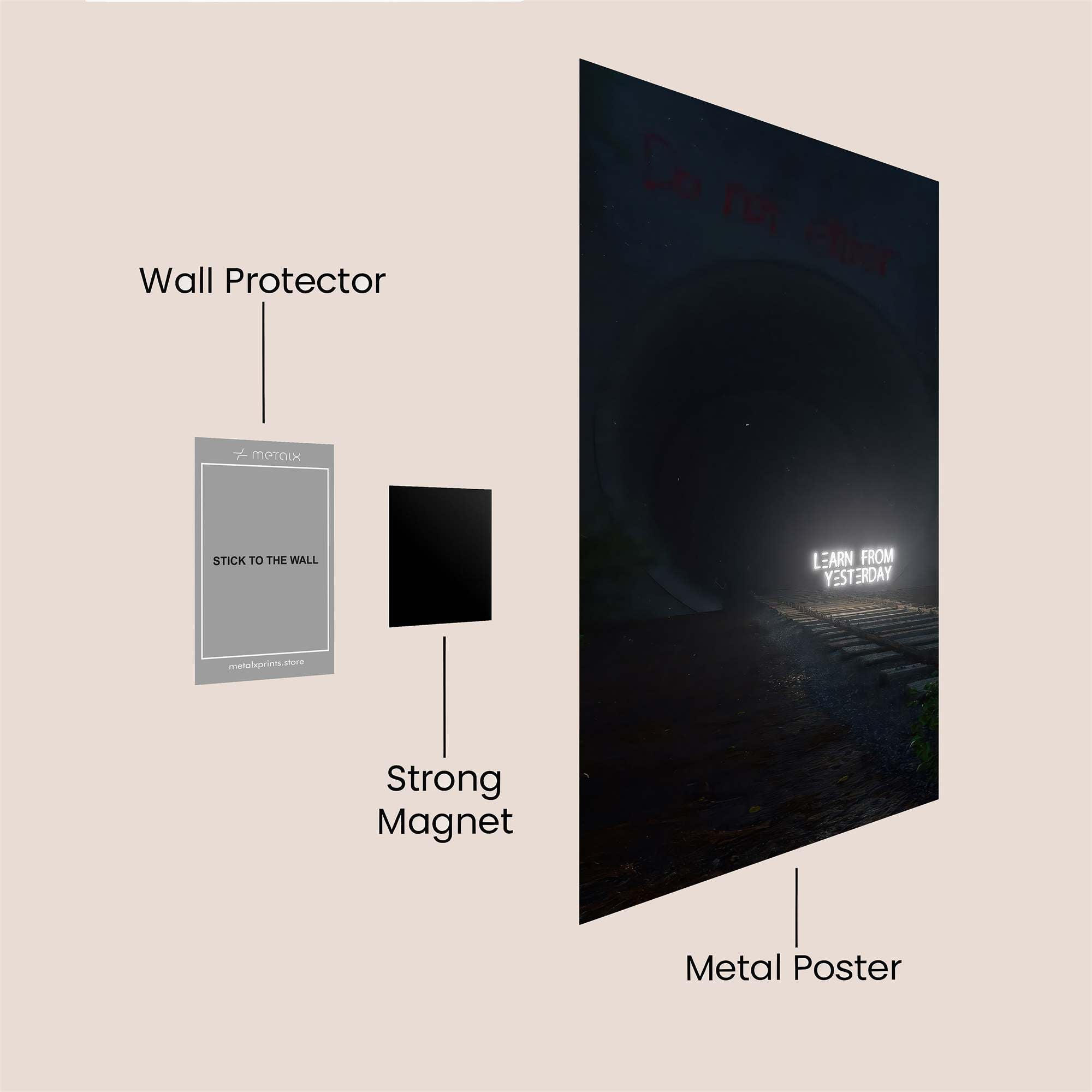 Tunnel Wisdom Safe Wall Magnetic / M