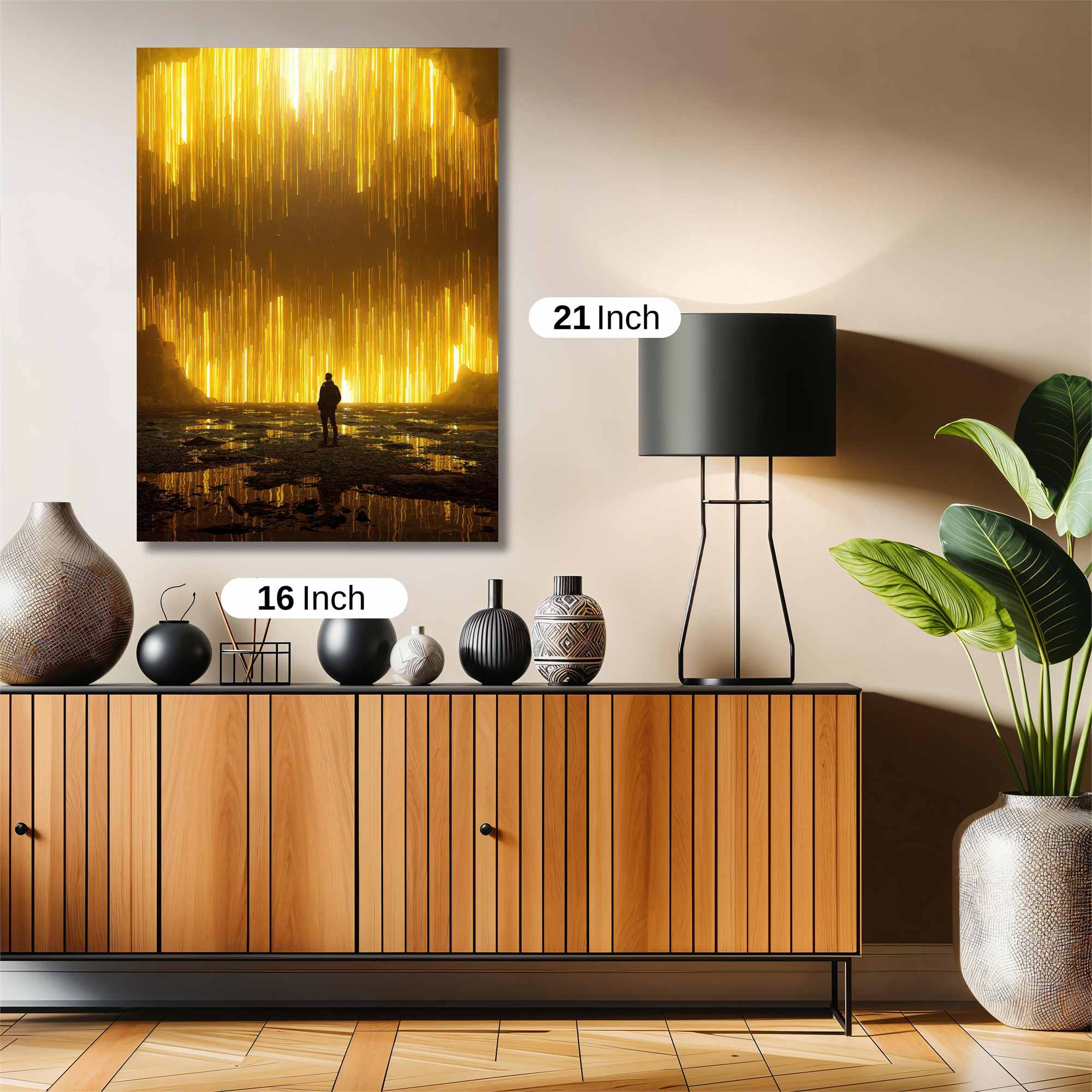 Golden Awe Safe Wall Magnetic / M
