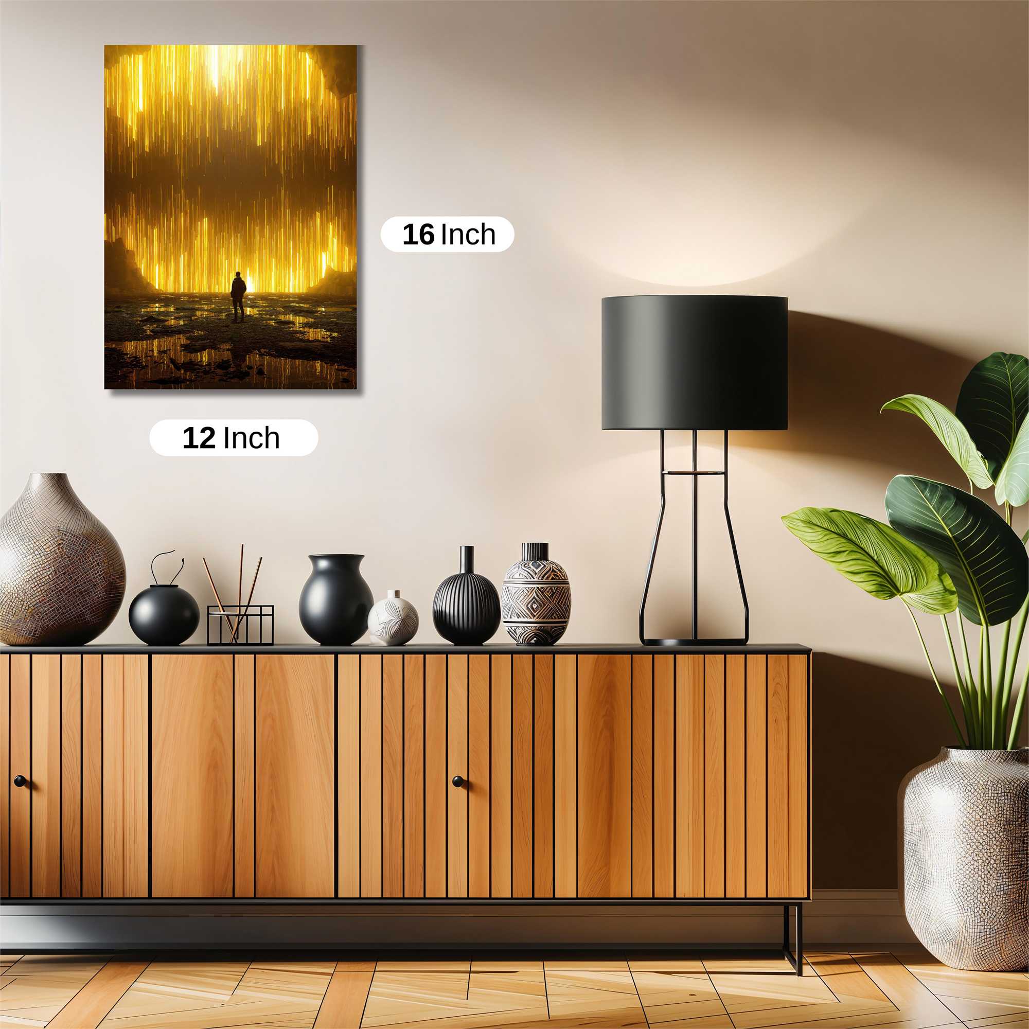 Golden Awe Safe Wall Magnetic / M