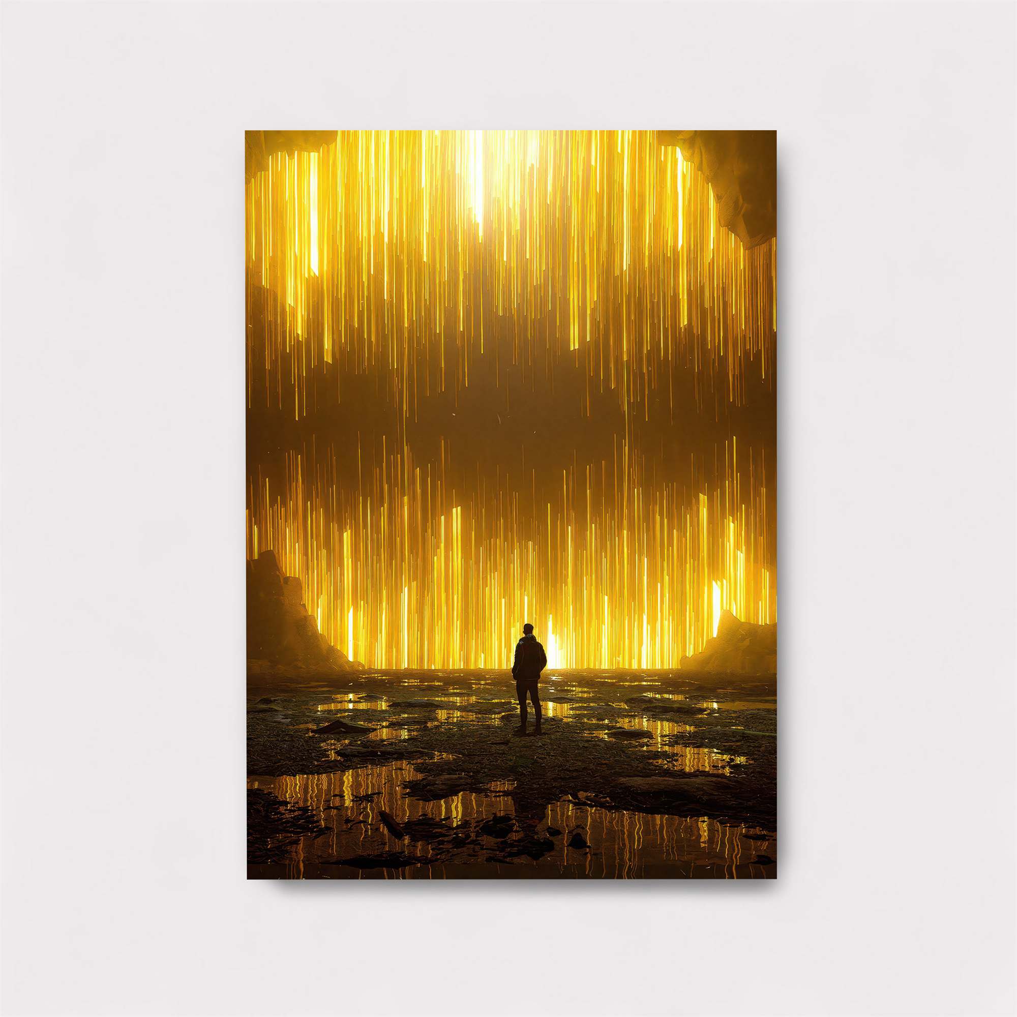 Golden Awe Safe Wall Magnetic / M