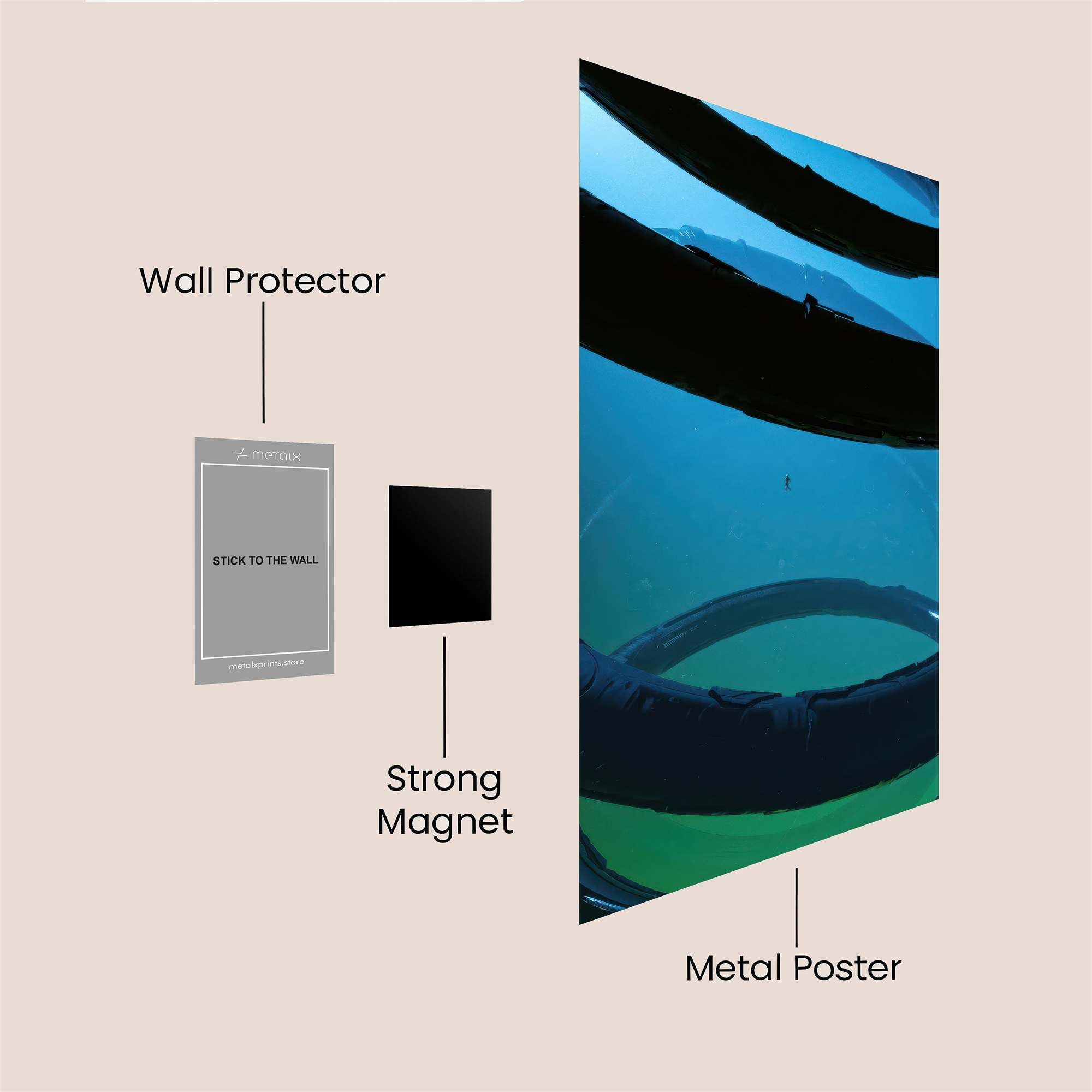 Spring Serenity Safe Wall Magnetic / M