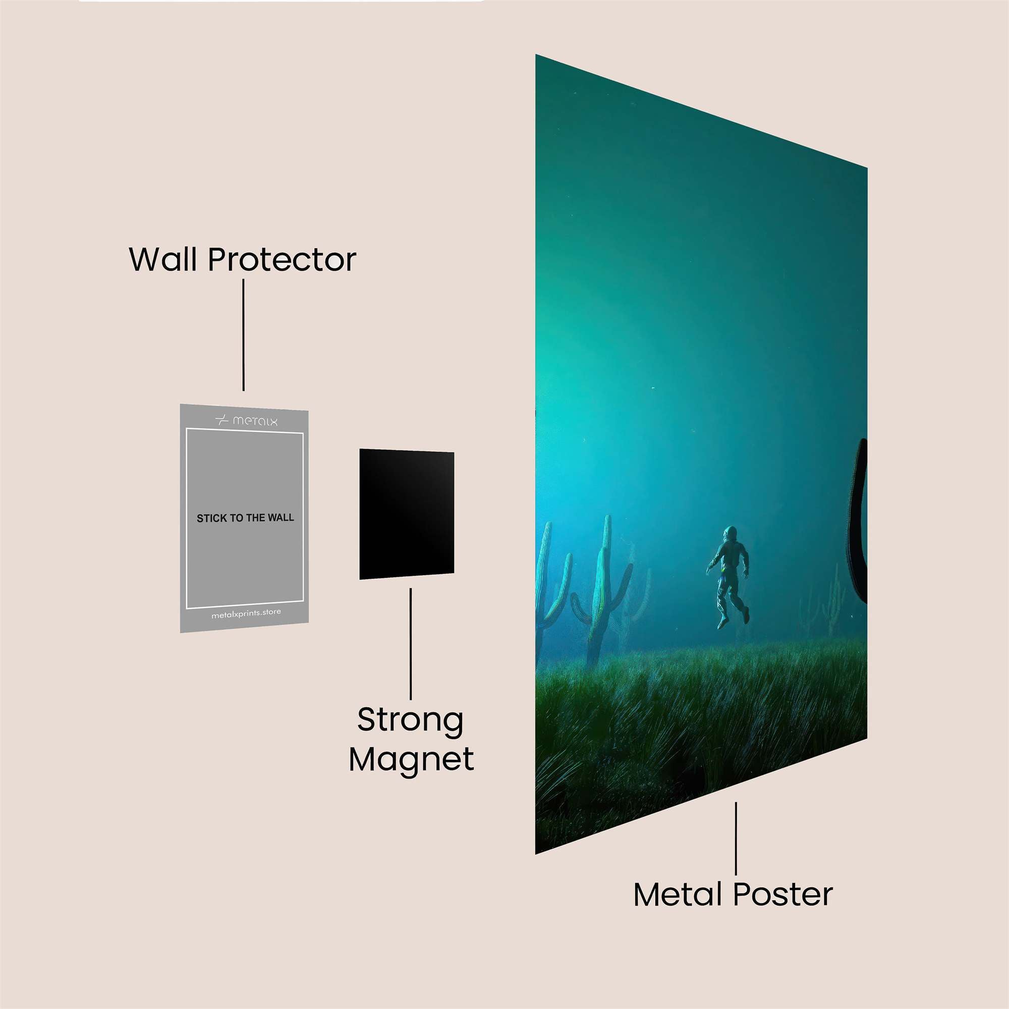 Desert Dream Safe Wall Magnetic / M