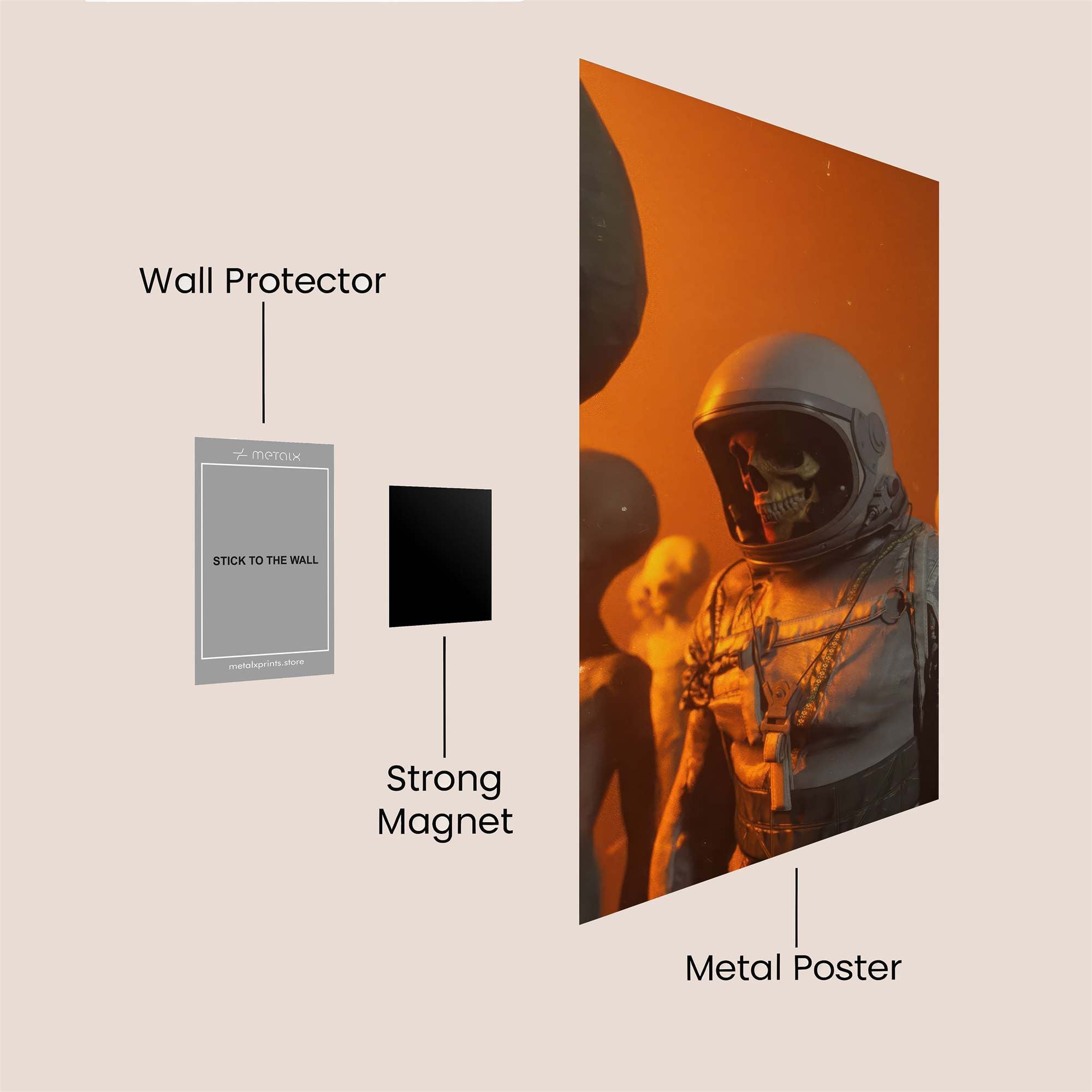 Alien Encounter Safe Wall Magnetic / M