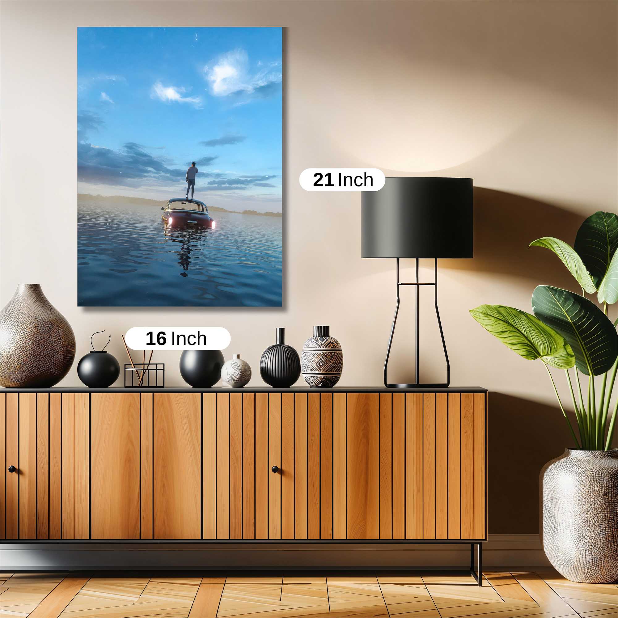 Car Contemplation Safe Wall Magnetic / M