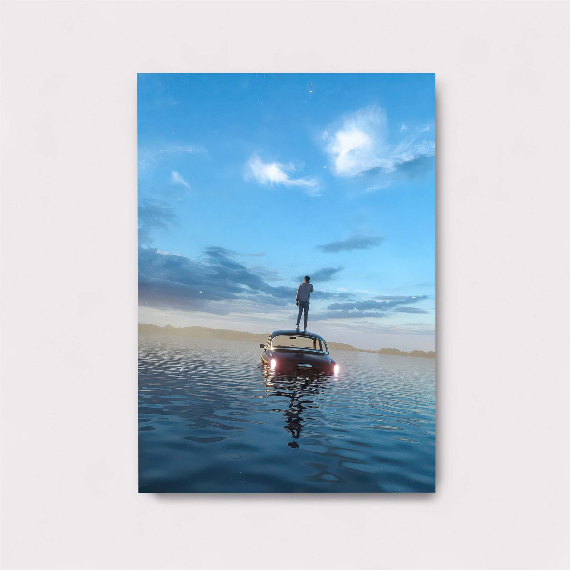 Car Contemplation Safe Wall Magnetic / M