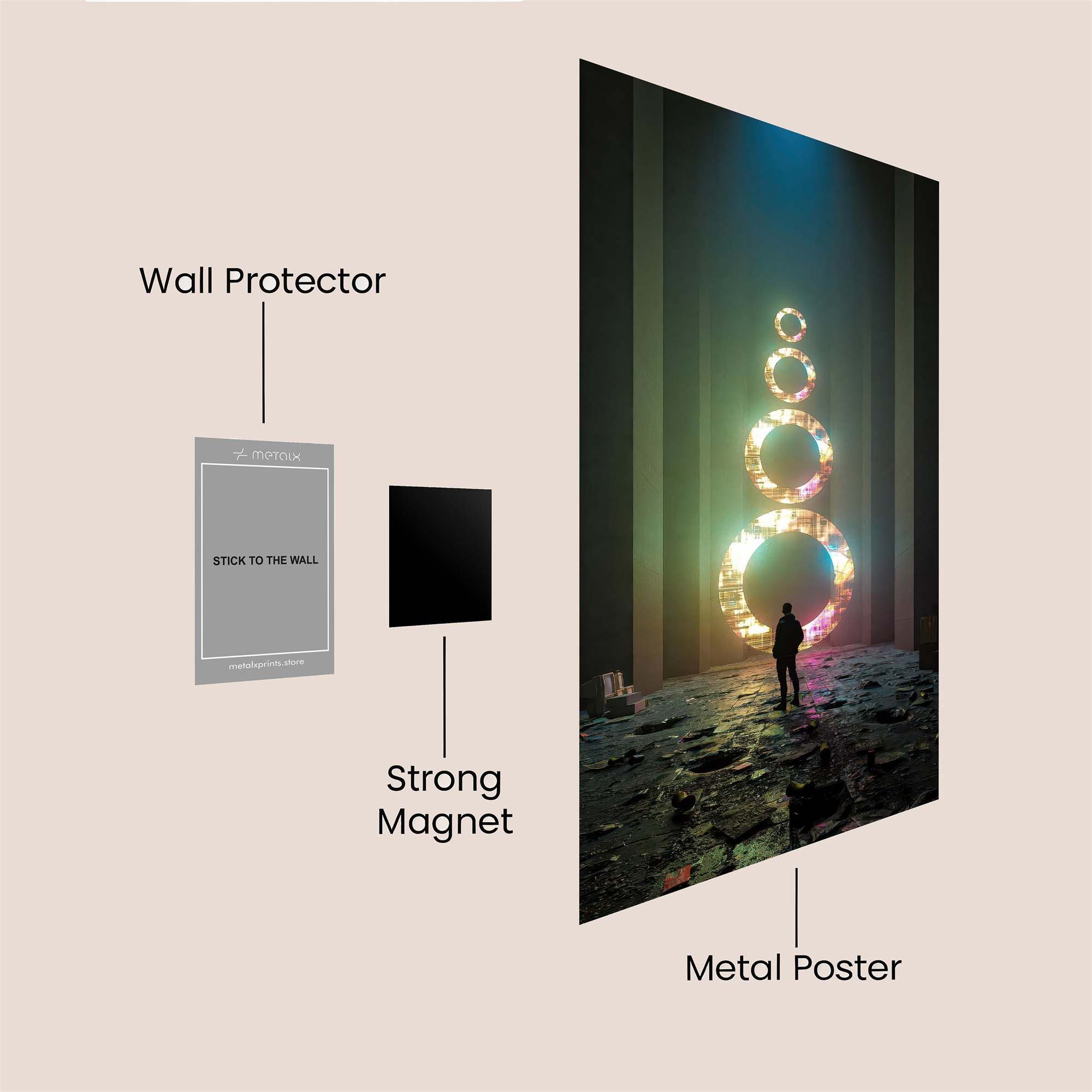 Portal Enigma Safe Wall Magnetic / M