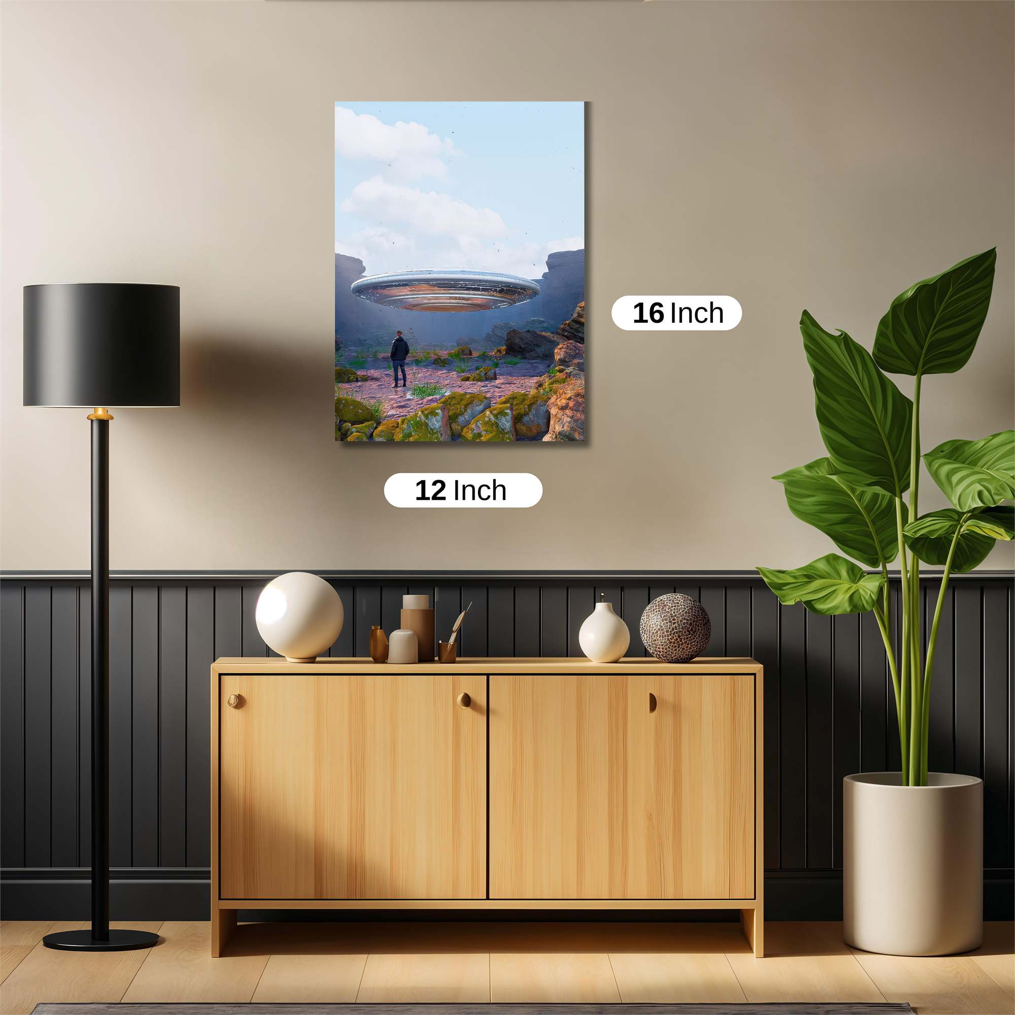 Neon Solitude Safe Wall Magnetic / M