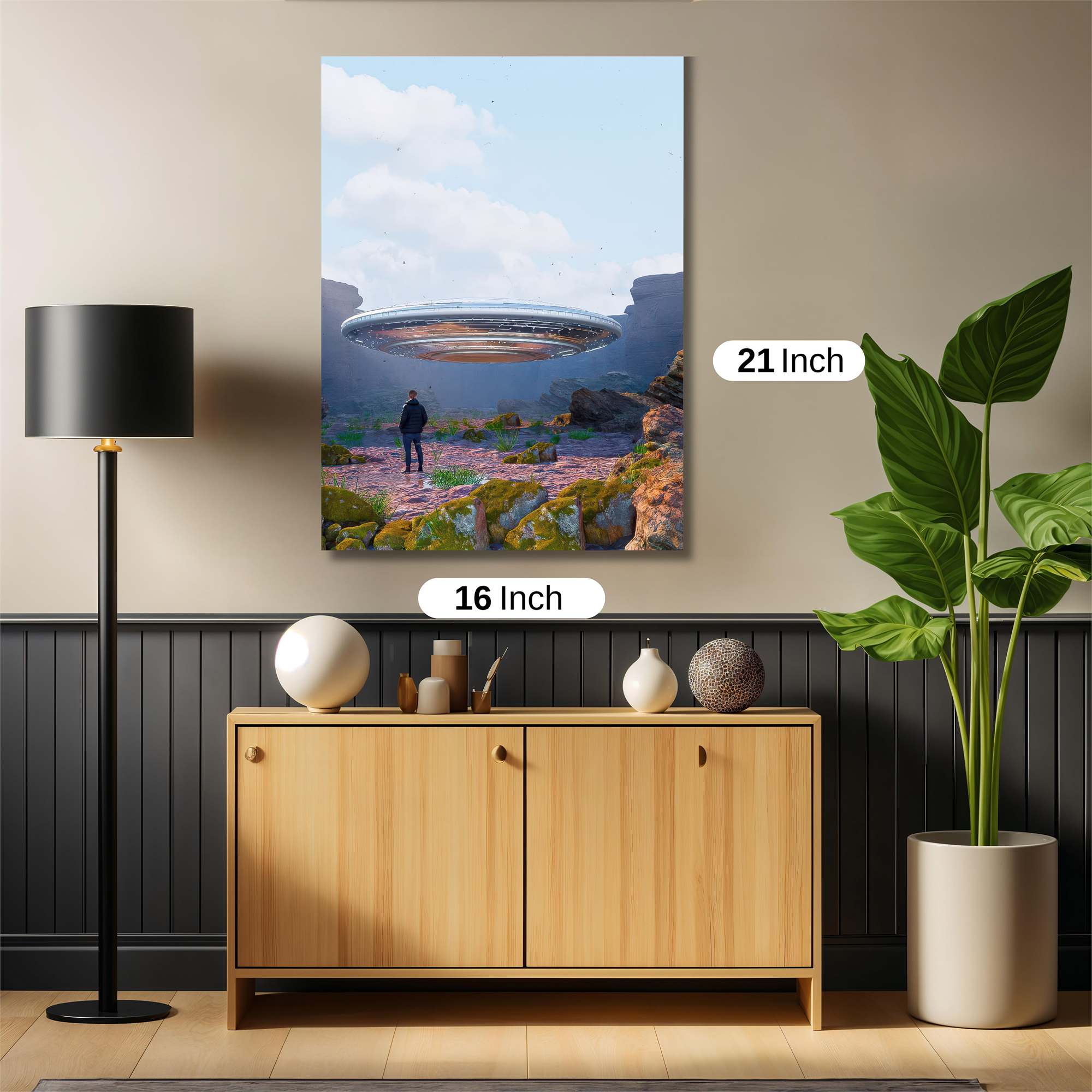 Neon Solitude Safe Wall Magnetic / M